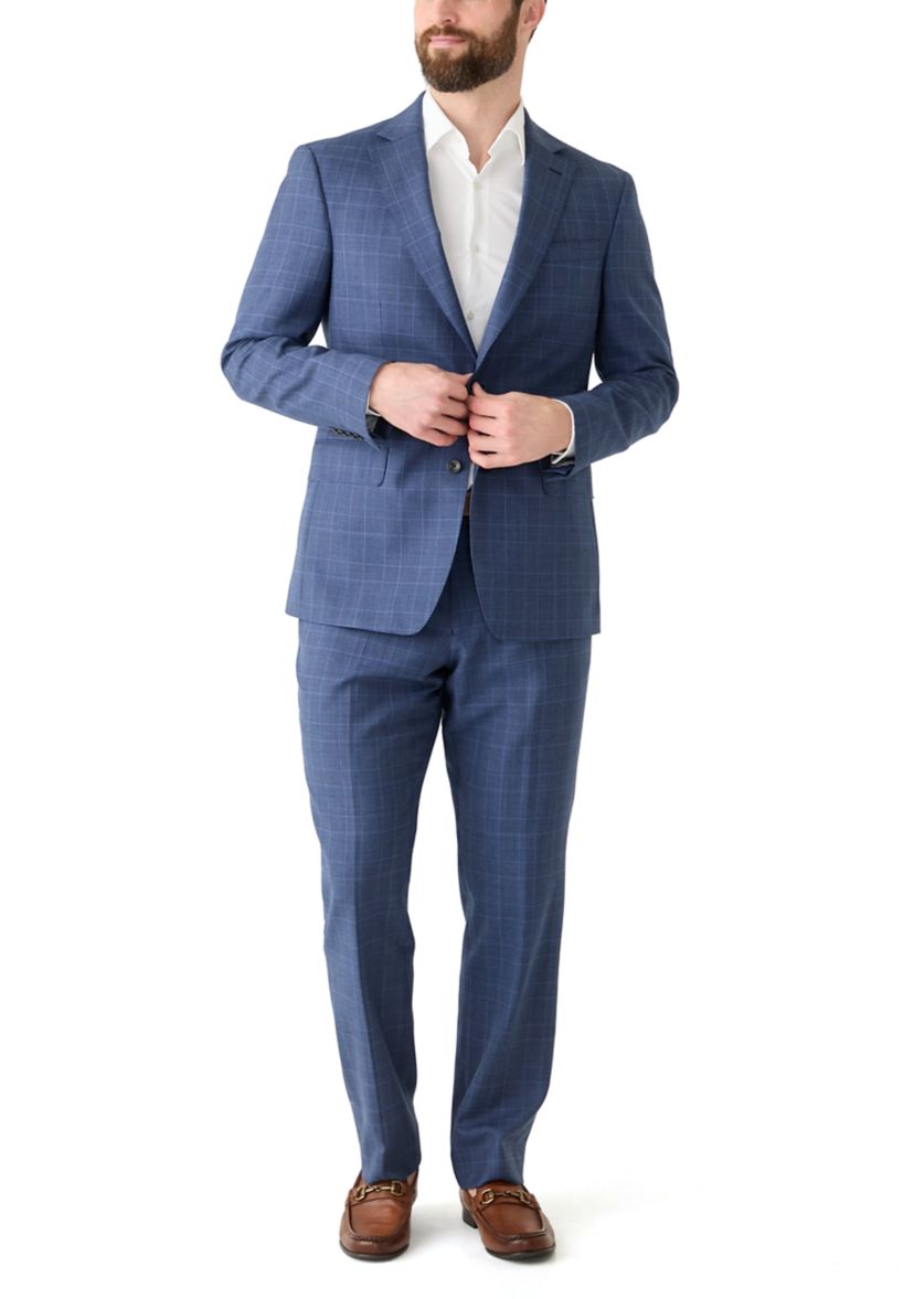 Mens Plaid Suit Pants