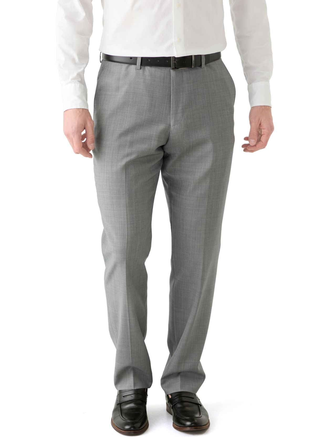 Mens Solid Suit Pants