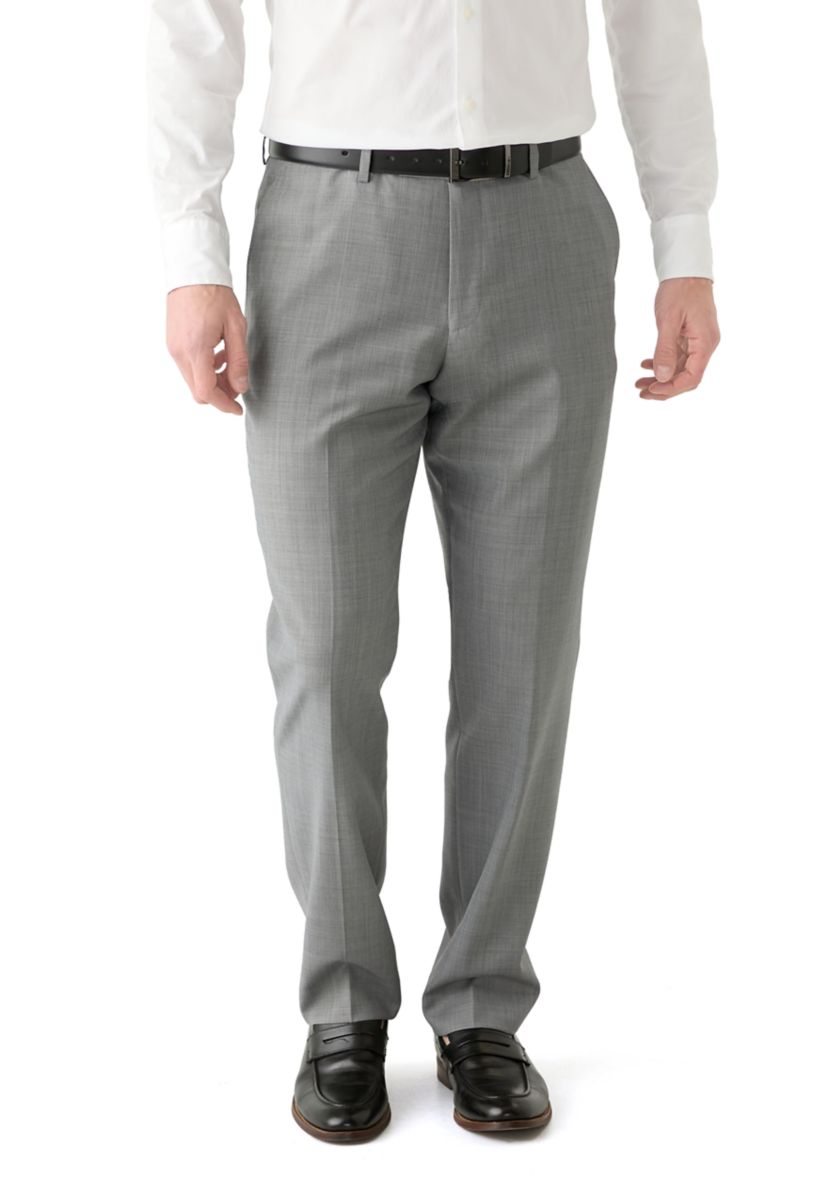 Mens Solid Suit Pants