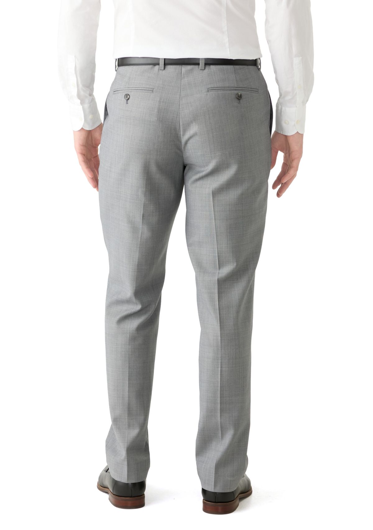 Mens Solid Suit Pants