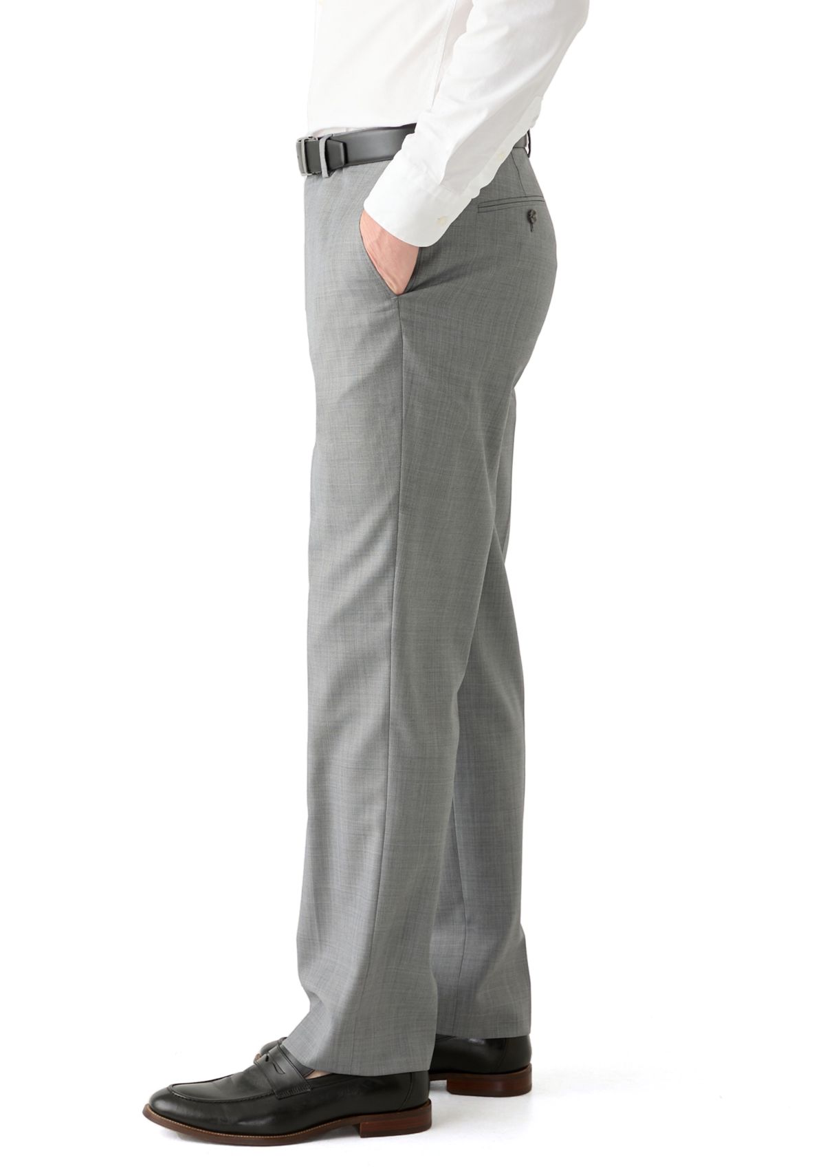 Mens Solid Suit Pants