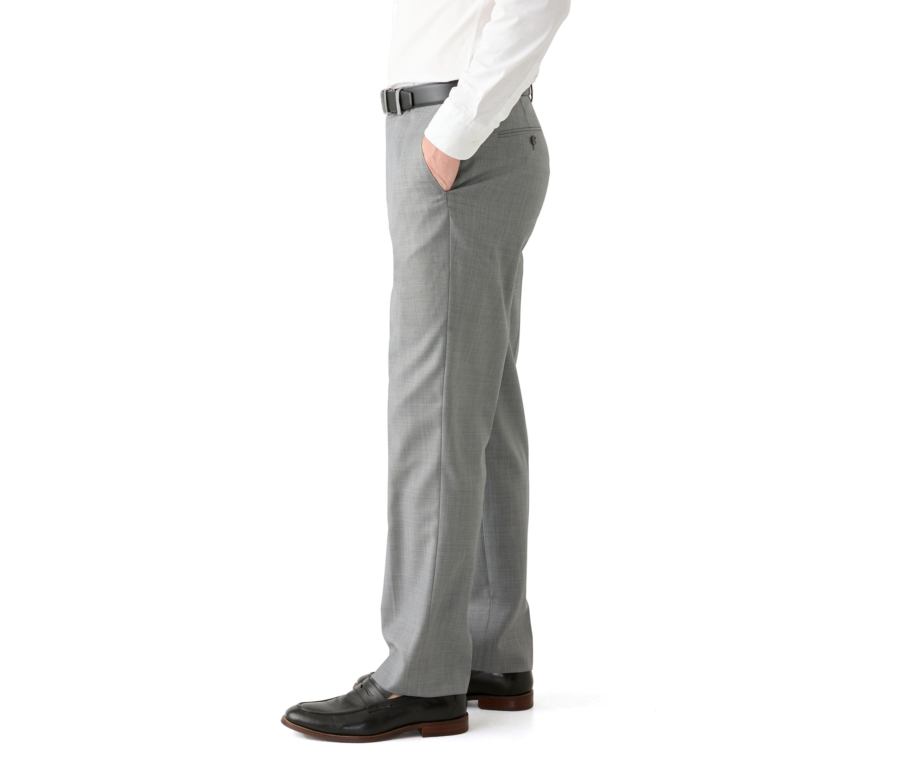 Mens Solid Suit Pants