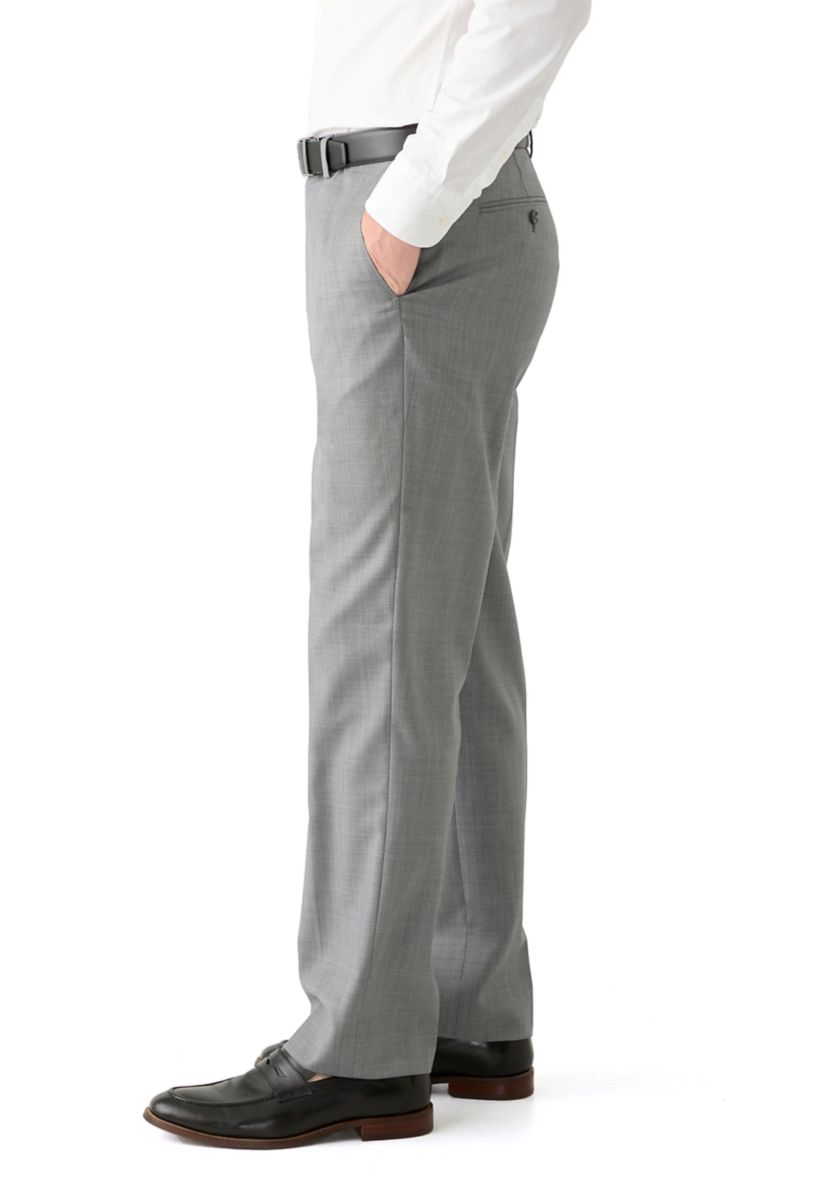 Mens Solid Suit Pants