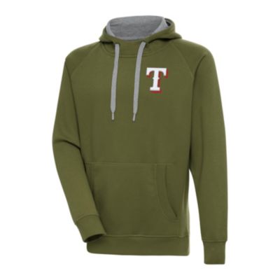 Antigua Men's MLB Texas Rangers Victory Pullover Hoodie