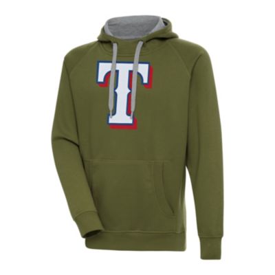 Antigua Men's MLB Texas Rangers Victory Pullover Hoodie