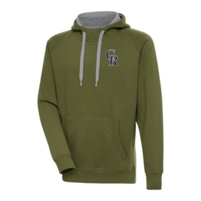 Antigua Men's MLB Colorado Rockies Victory Pullover Hoodie
