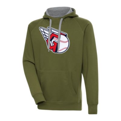 Antigua Men's MLB Cleveland Guardians Victory Pullover Hoodie