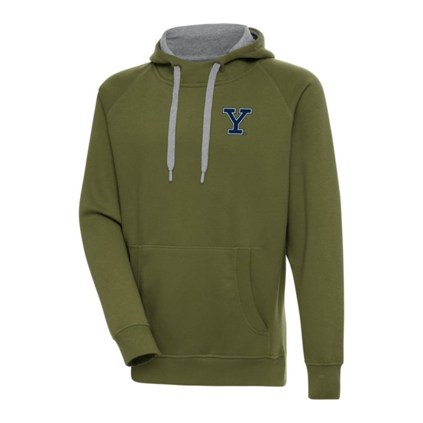 NCAA Yale University Mens Victory Pullover Hood