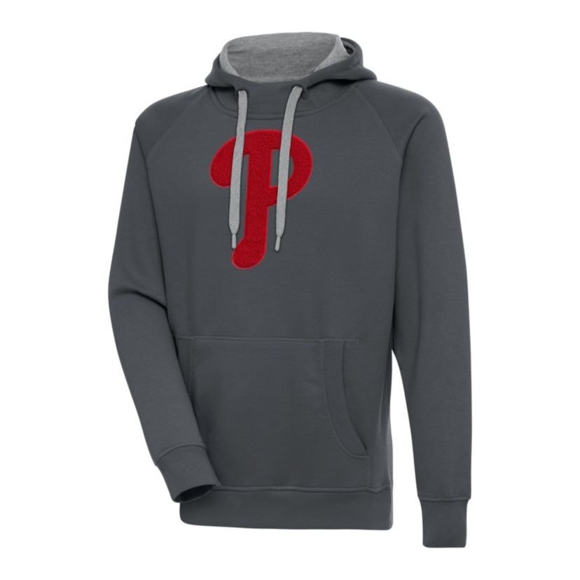 Antigua MLB Philadelphia Phillies (Chenille) Mens Victory Pullover Hood
