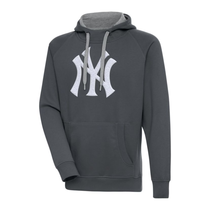 Antigua MLB New York Yankees (Chenille) Mens Victory Pullover Hood