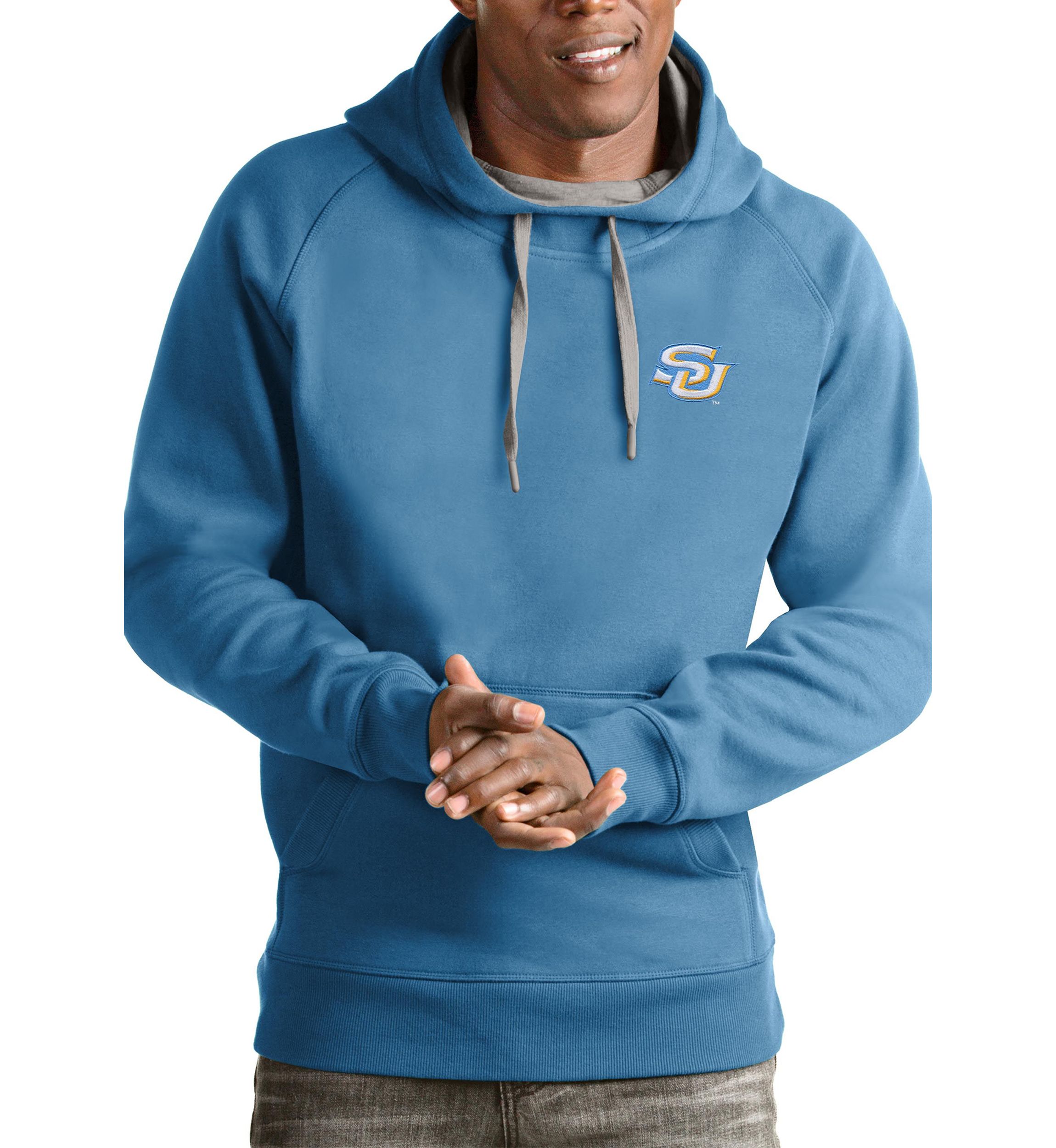 NCAA Light Southern University Jaguars Victory Pullover Hoodie