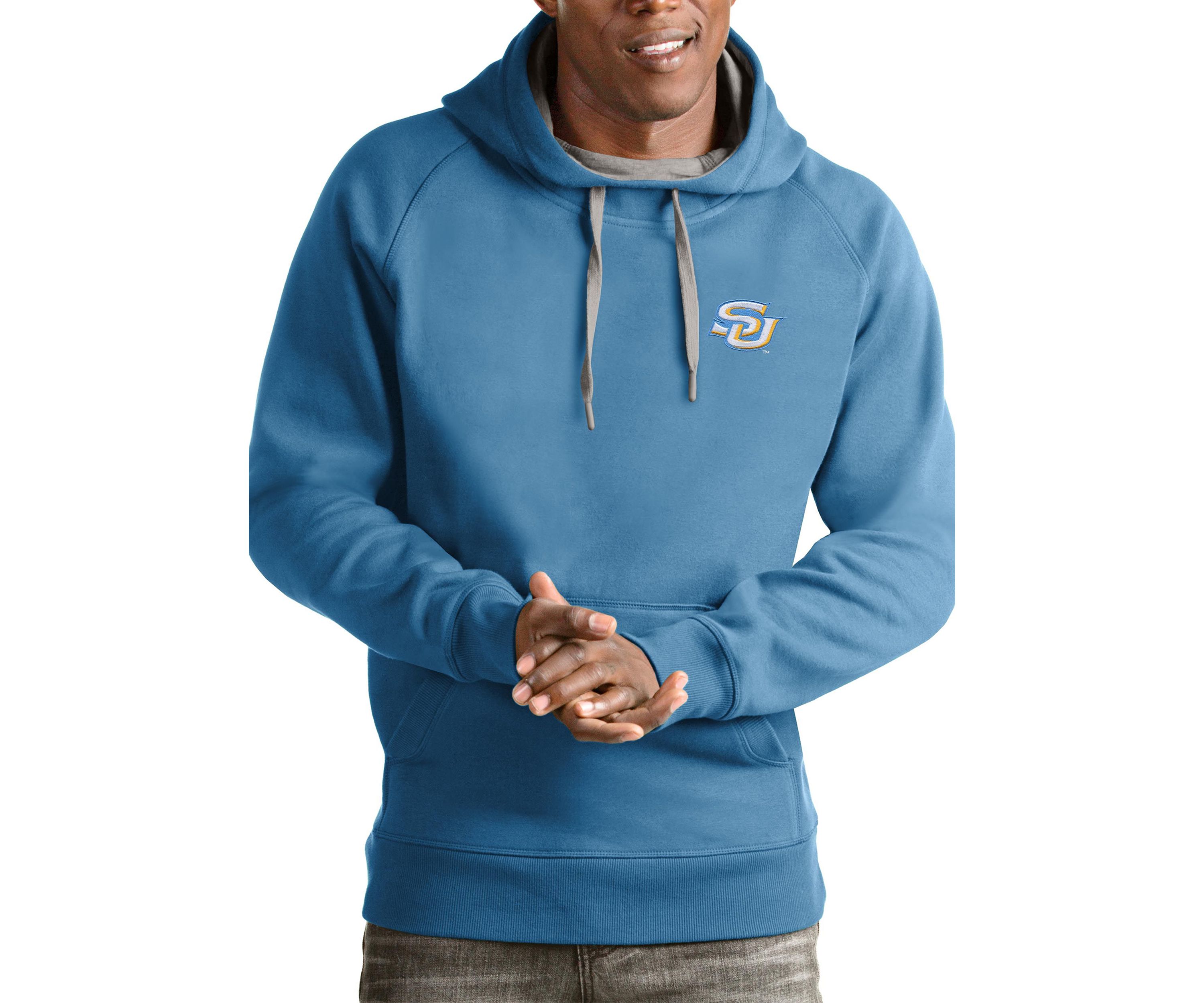 NCAA Light Southern University Jaguars Victory Pullover Hoodie
