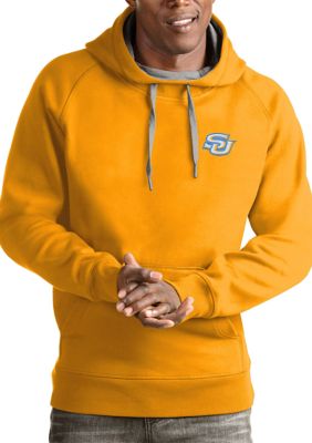 Antigua Pittsburgh Steelers Mens Grey Victory Long Sleeve Hoodie