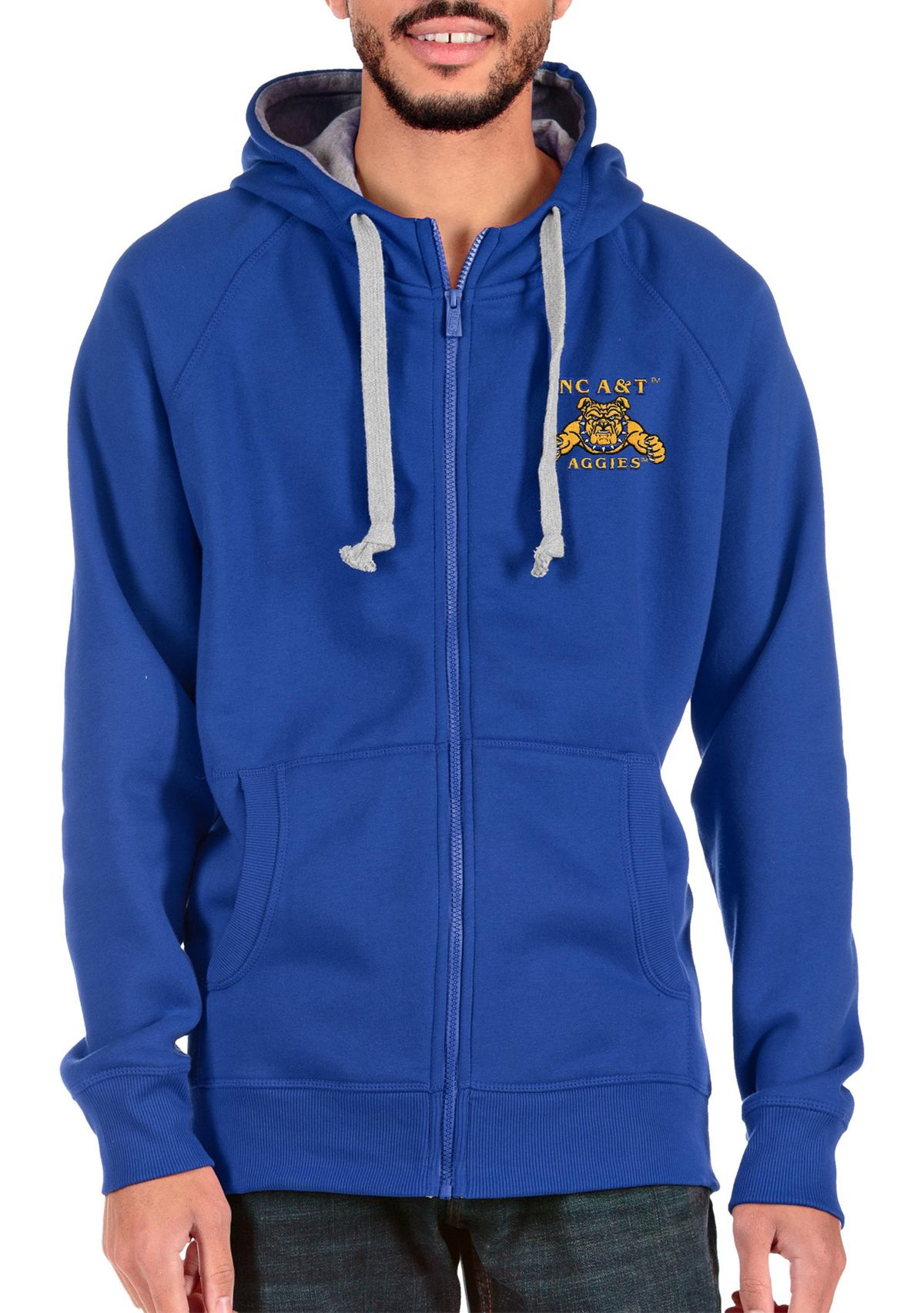 NC A&T Aggies NCAA North Carolina A&T Aggies Victory Full-Zip Hoodie