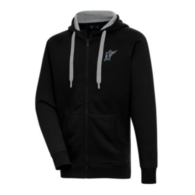 Antigua MLB Miami Marlins Men's Victory Full Zip Hood