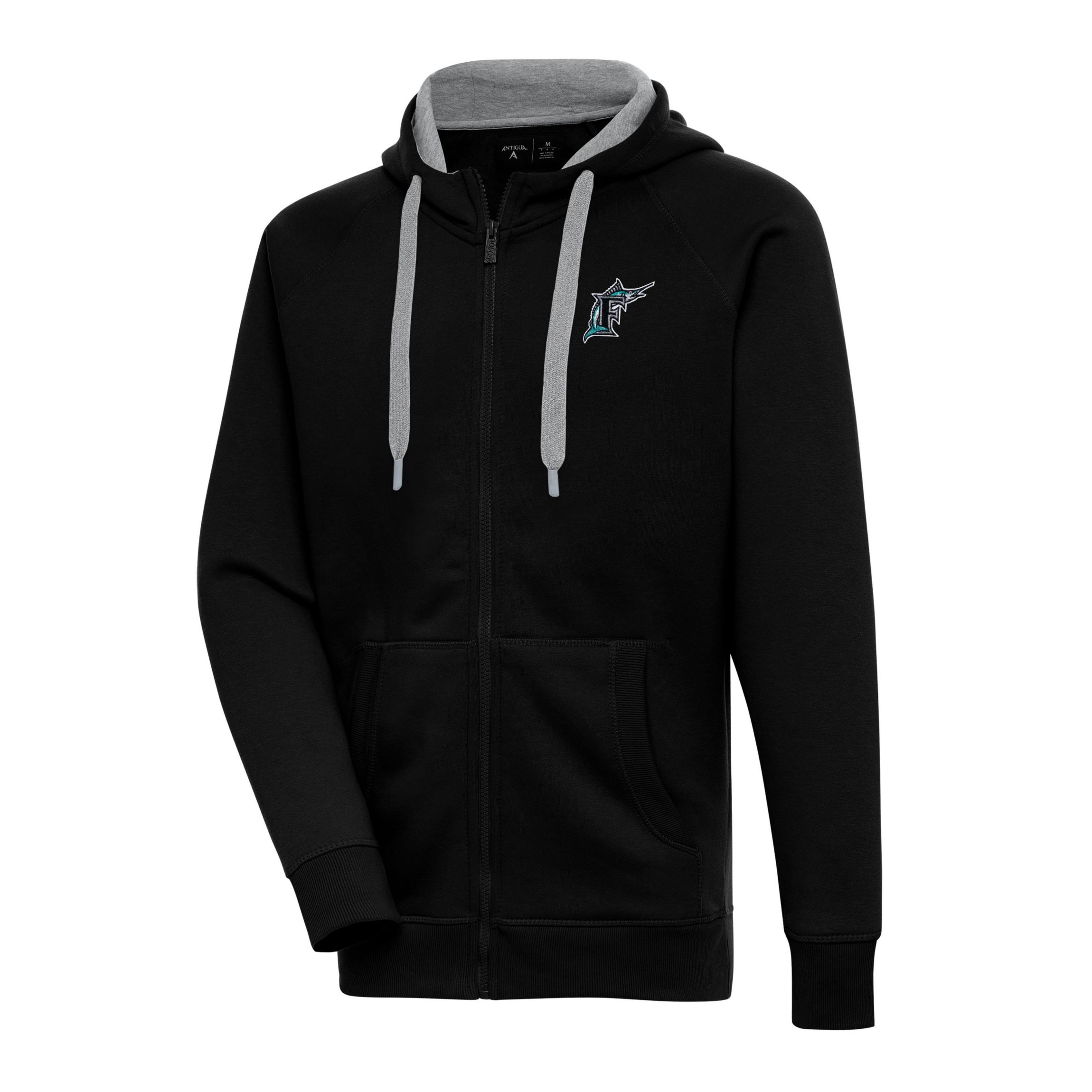 MLB Miami Marlins Mens Victory Full Zip Hood