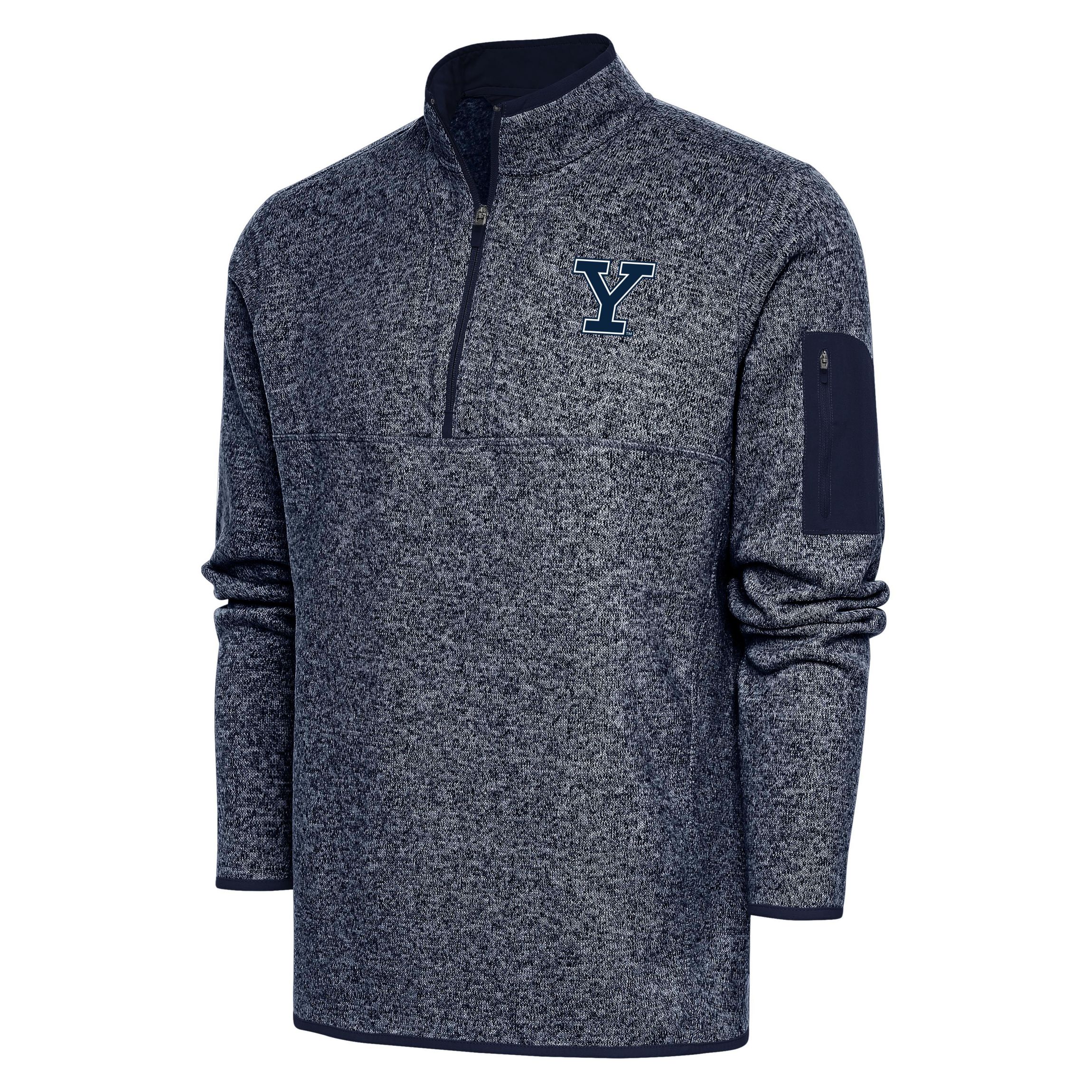 NCAA Yale University Mens Fortune 1/4 Zip Pullover