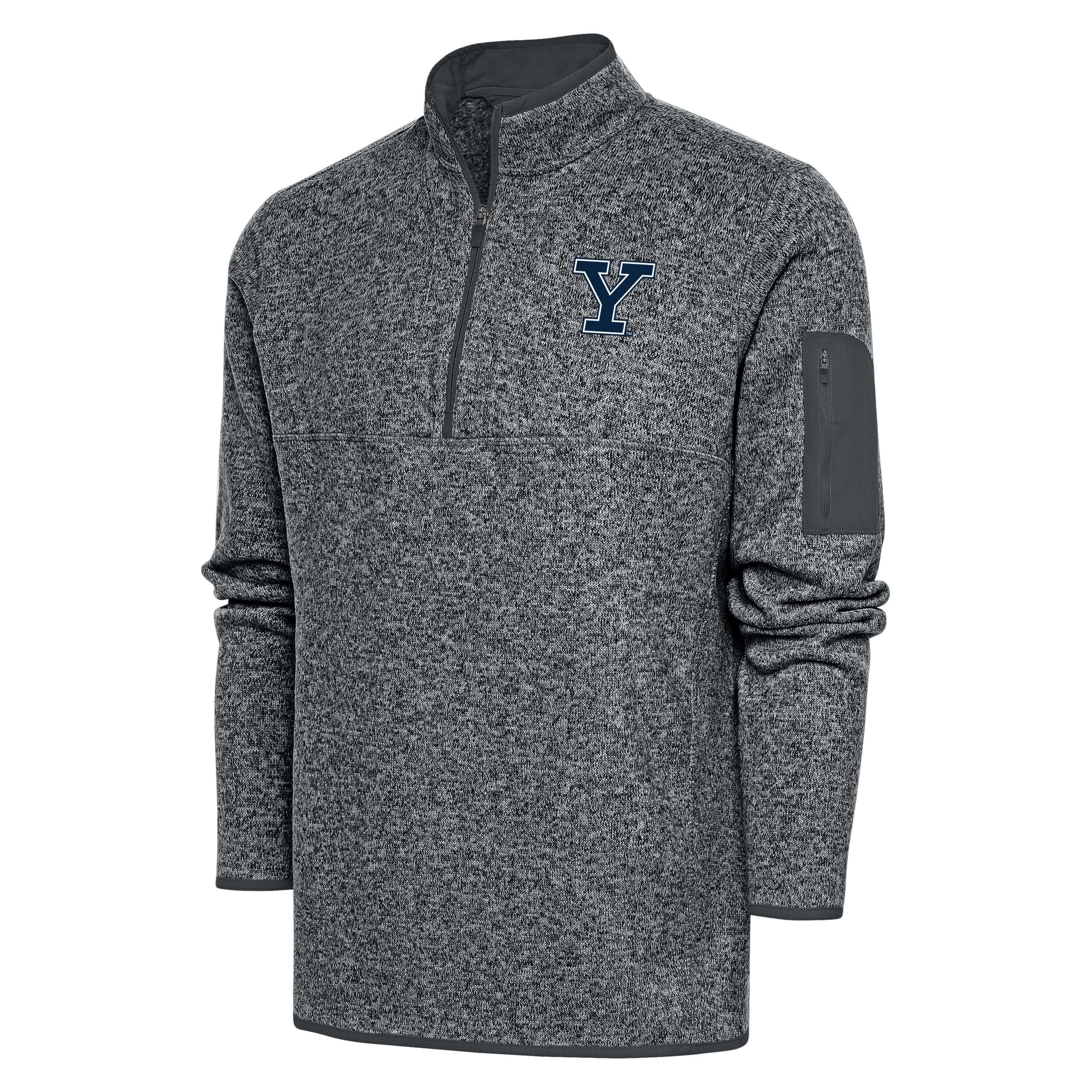NCAA Yale University Mens Fortune 1/4 Zip Pullover