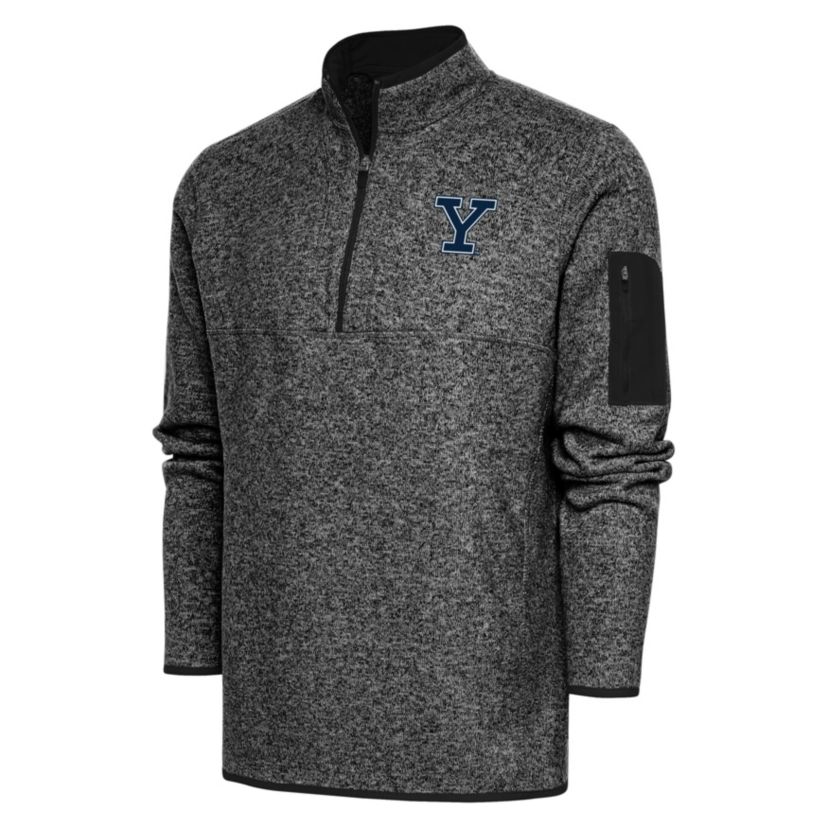NCAA Yale University Mens Fortune 1/4 Zip Pullover