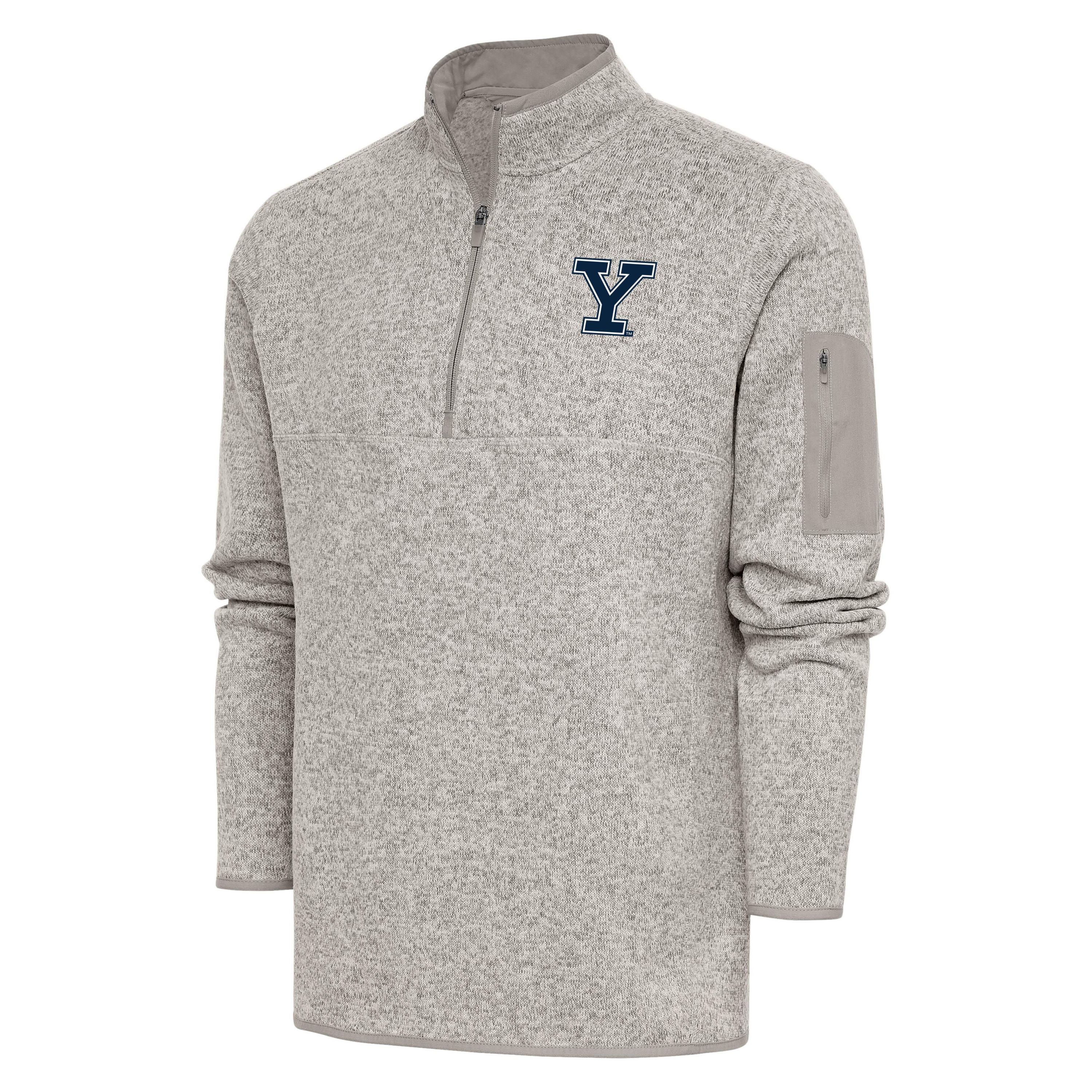 NCAA Yale University Mens Fortune 1/4 Zip Pullover
