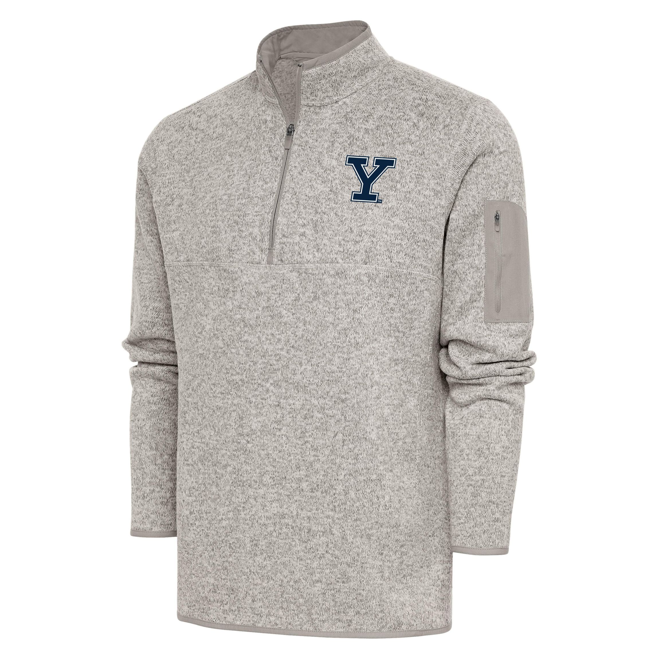 NCAA Yale University Mens Fortune 1/4 Zip Pullover