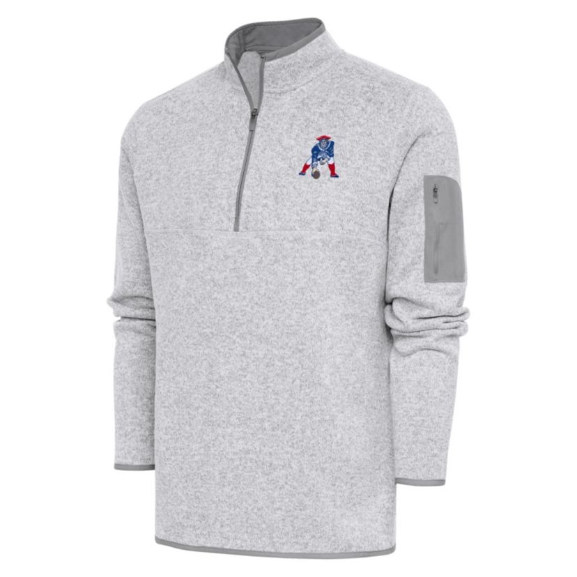 NFL New England Patriots Mens Fortune 1/4 Zip Pullover