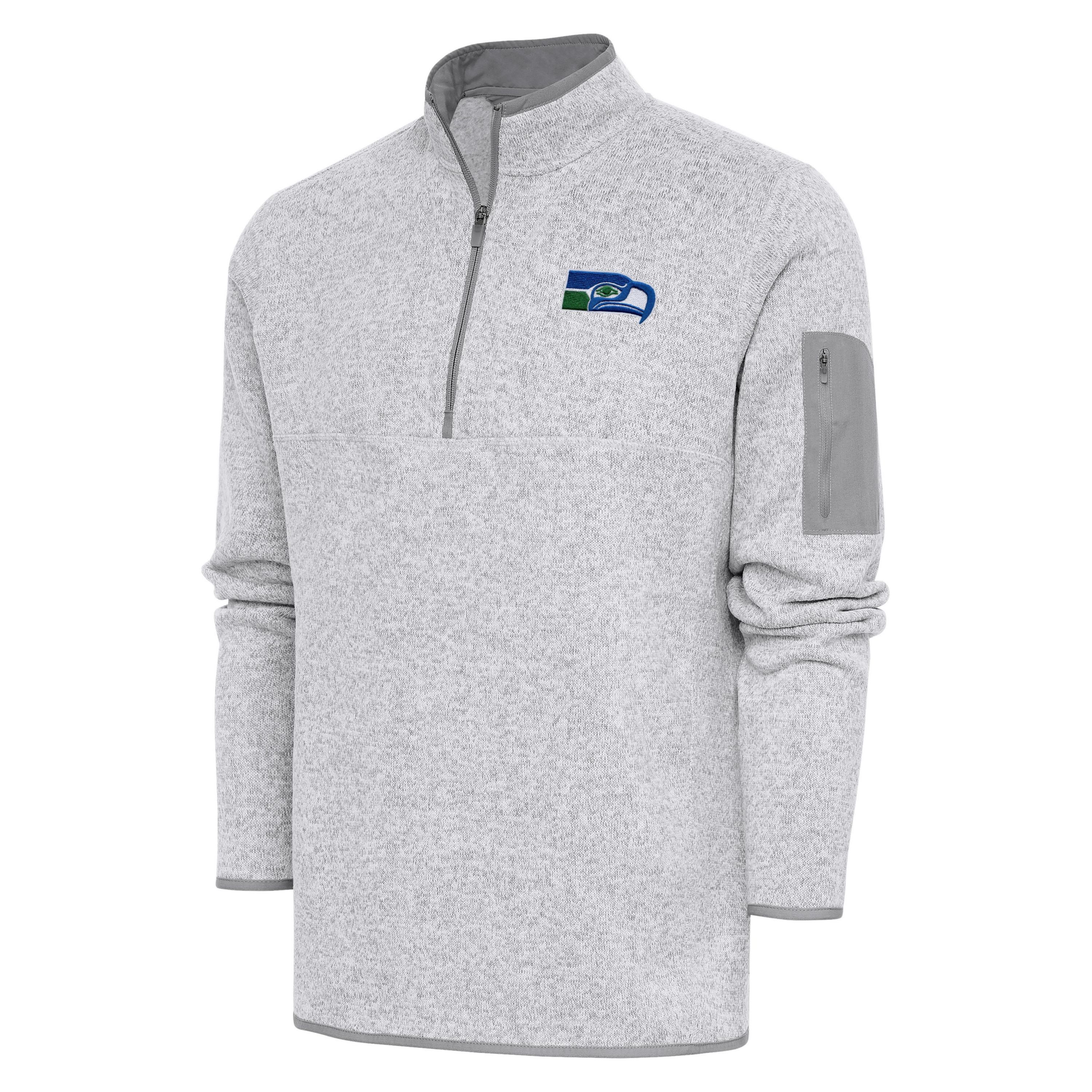 NFL Seattle Seahawks Mens Fortune 1/4 Zip Pullover