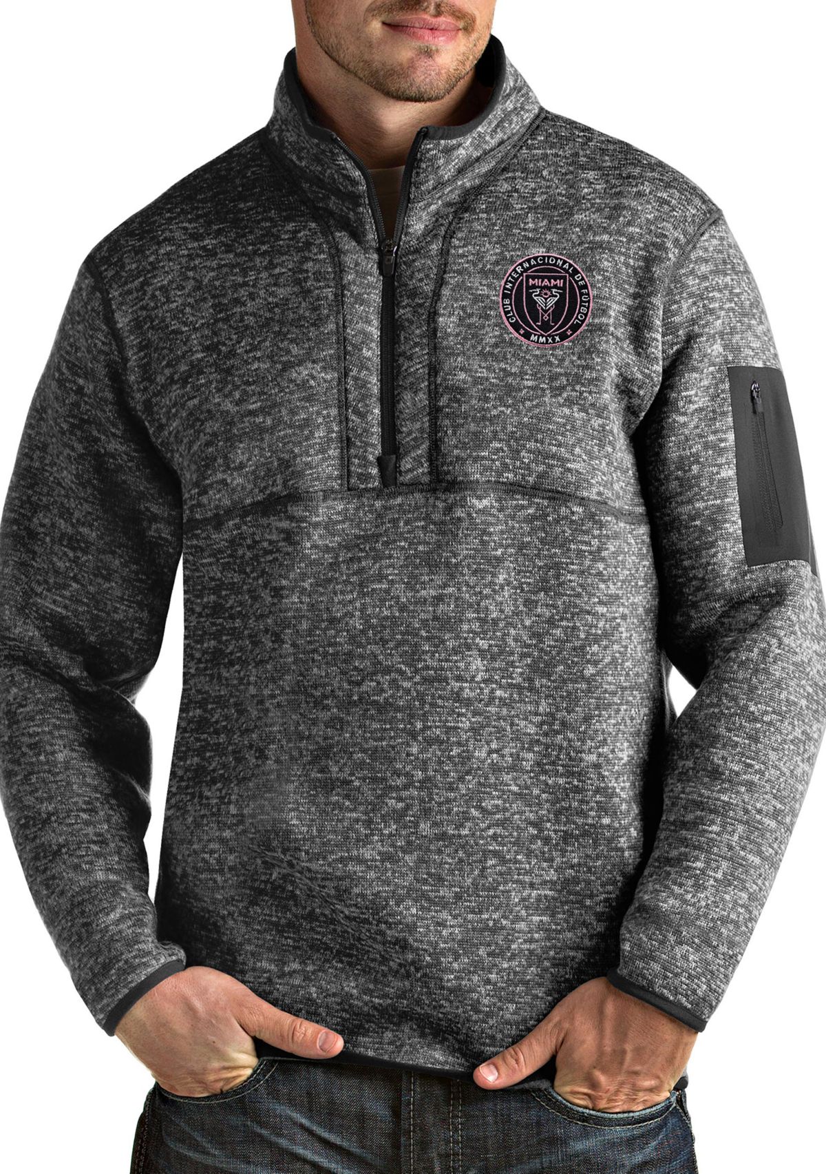 MLS Inter Miami CF Fortune Quarter-Zip Pullover Jacket