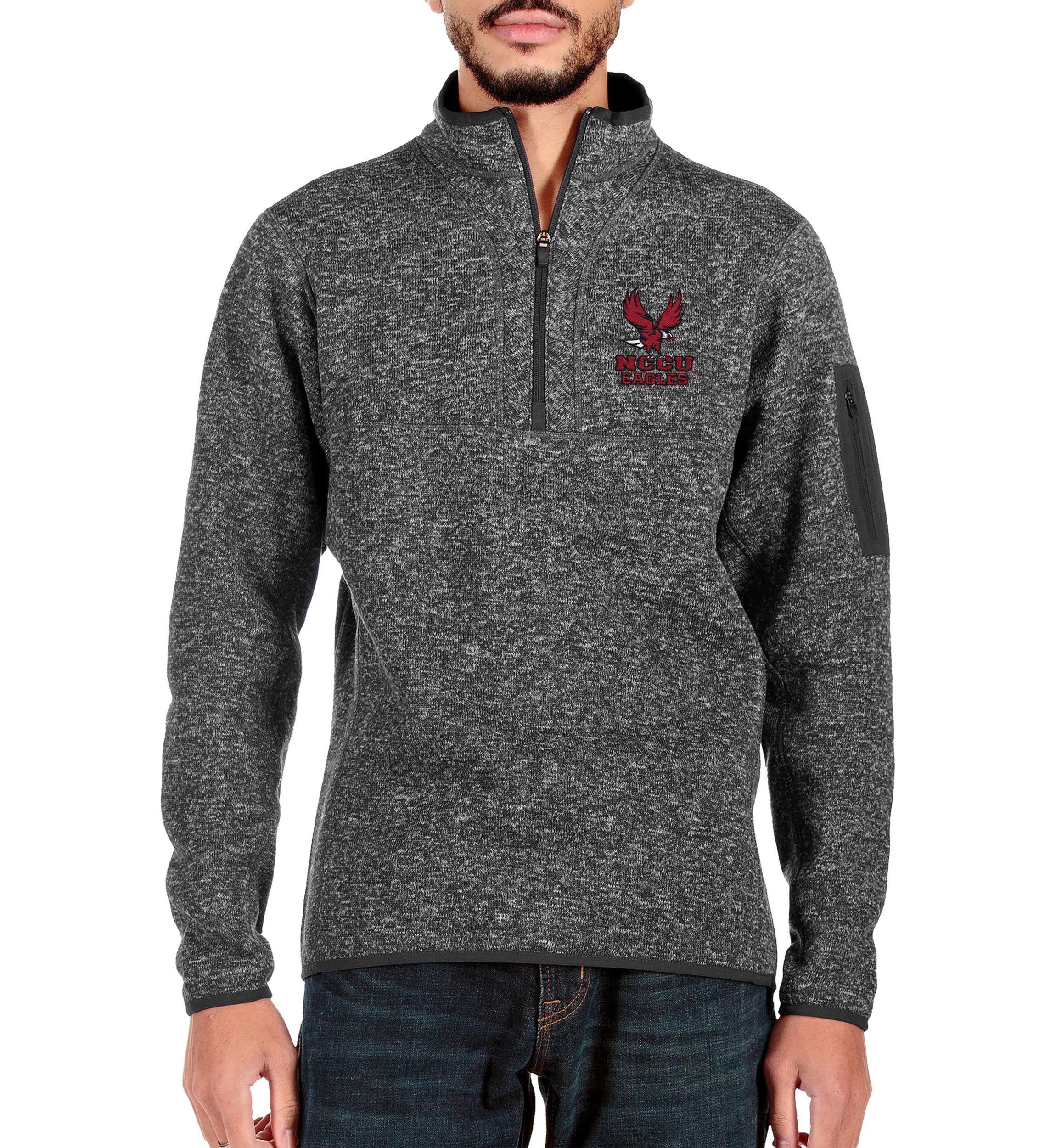 NC Central Eagles NCAA North Carolina Central Eagles Fortune Quarter-Zip Pullover Jacket