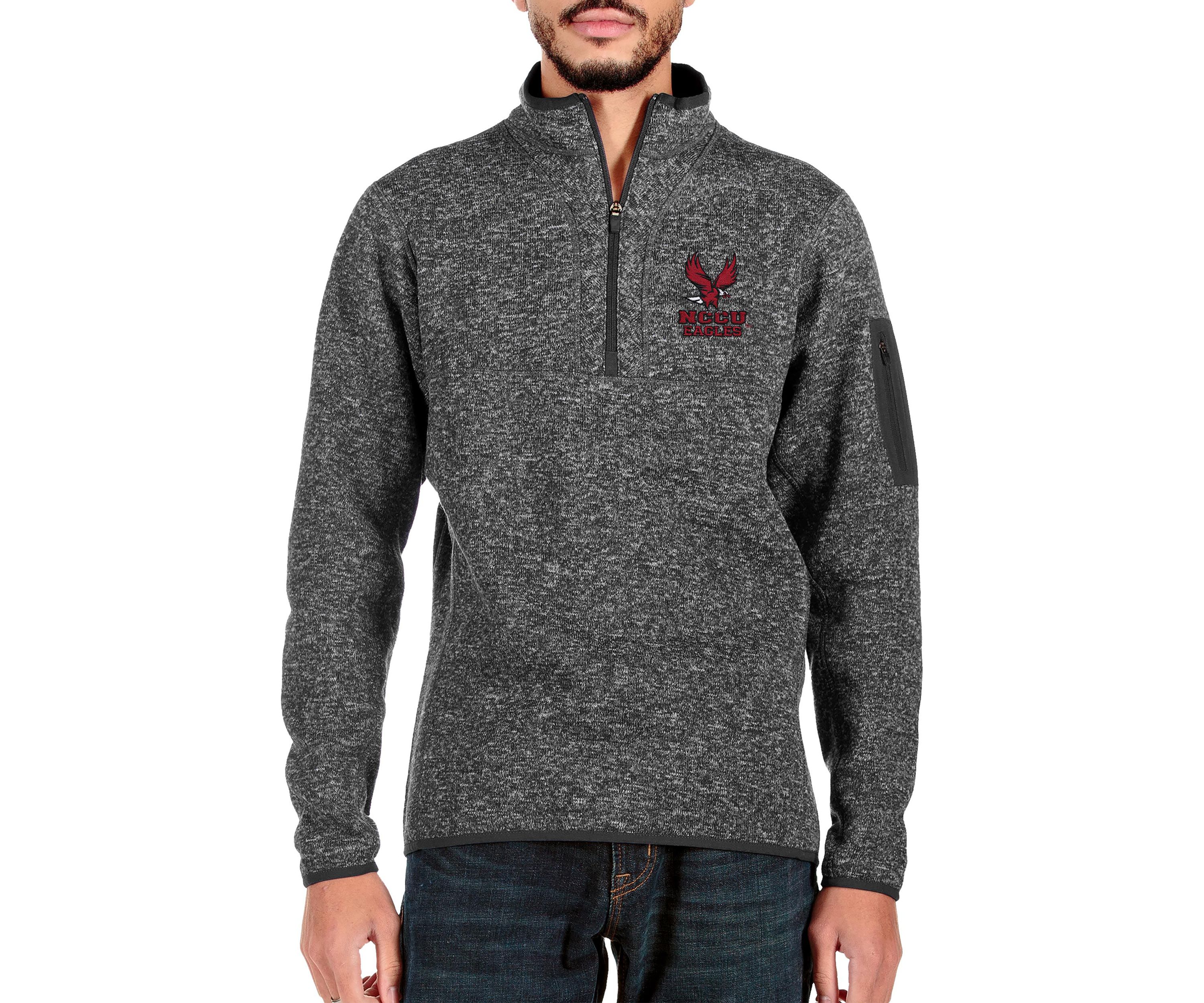 NC Central Eagles NCAA North Carolina Central Eagles Fortune Quarter-Zip Pullover Jacket