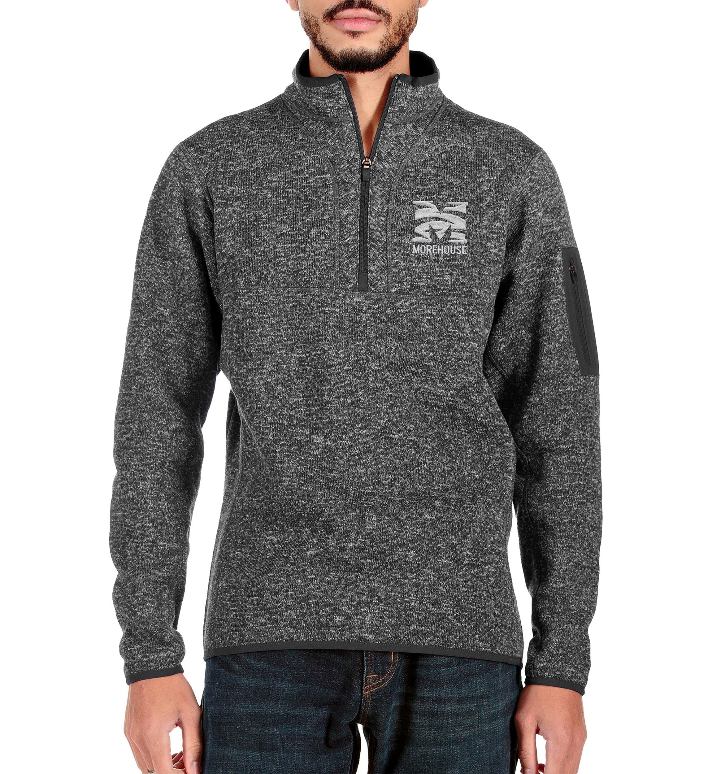 Morehouse Maroon Tigers NCAA Morehouse Tigers Fortune Quarter-Zip Pullover Jacket