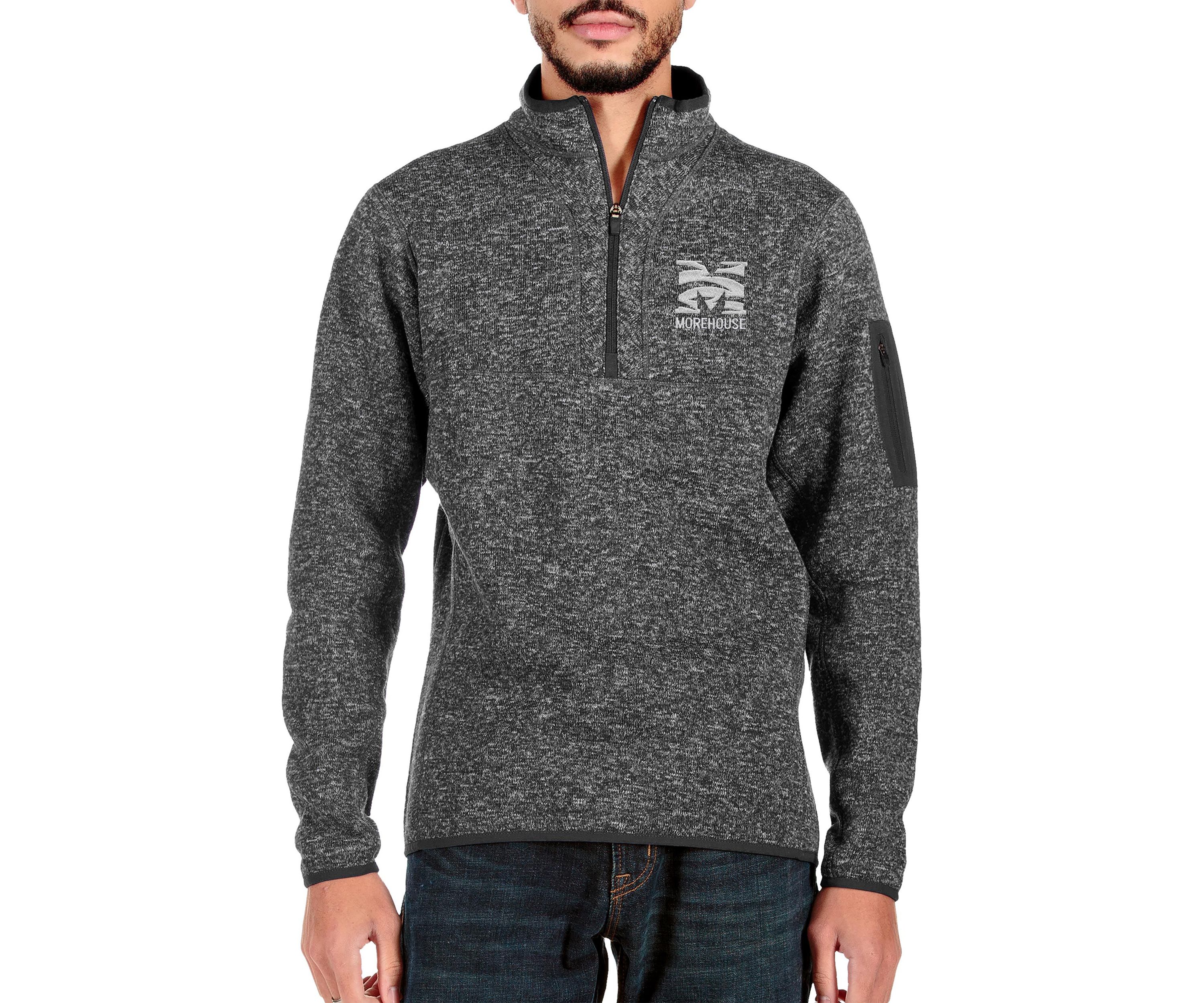 Morehouse Maroon Tigers NCAA Morehouse Tigers Fortune Quarter-Zip Pullover Jacket