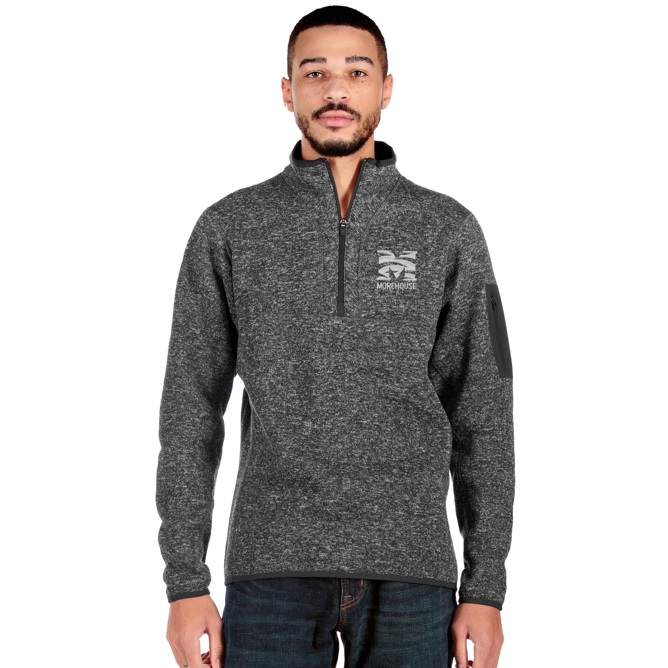 Morehouse Maroon Tigers NCAA Morehouse Tigers Fortune Quarter-Zip Pullover Jacket