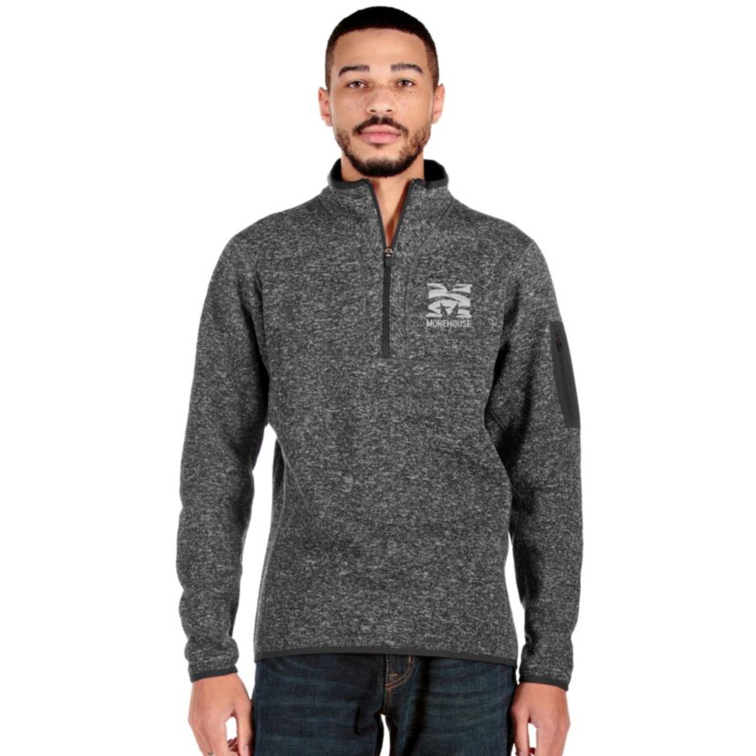Morehouse Maroon Tigers NCAA Morehouse Tigers Fortune Quarter-Zip Pullover Jacket
