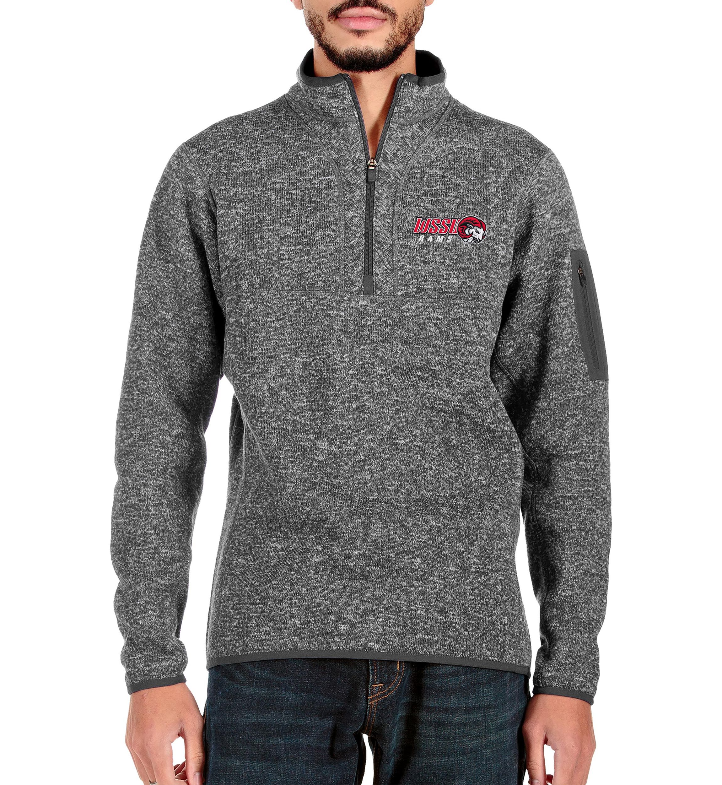 NCAA Winston-Salem State Rams Fortune Quarter-Zip Pullover Jacket