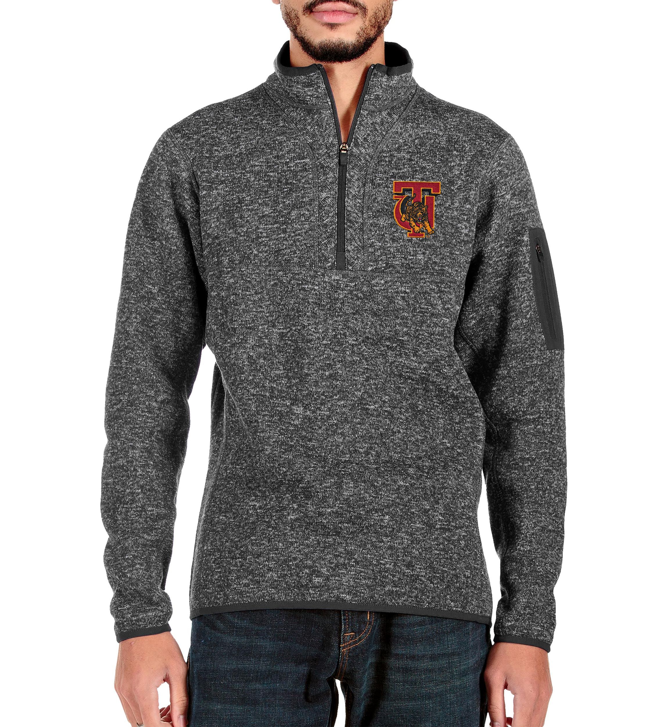 NCAA Tuskegee Golden Tigers Fortune Quarter-Zip Pullover Jacket