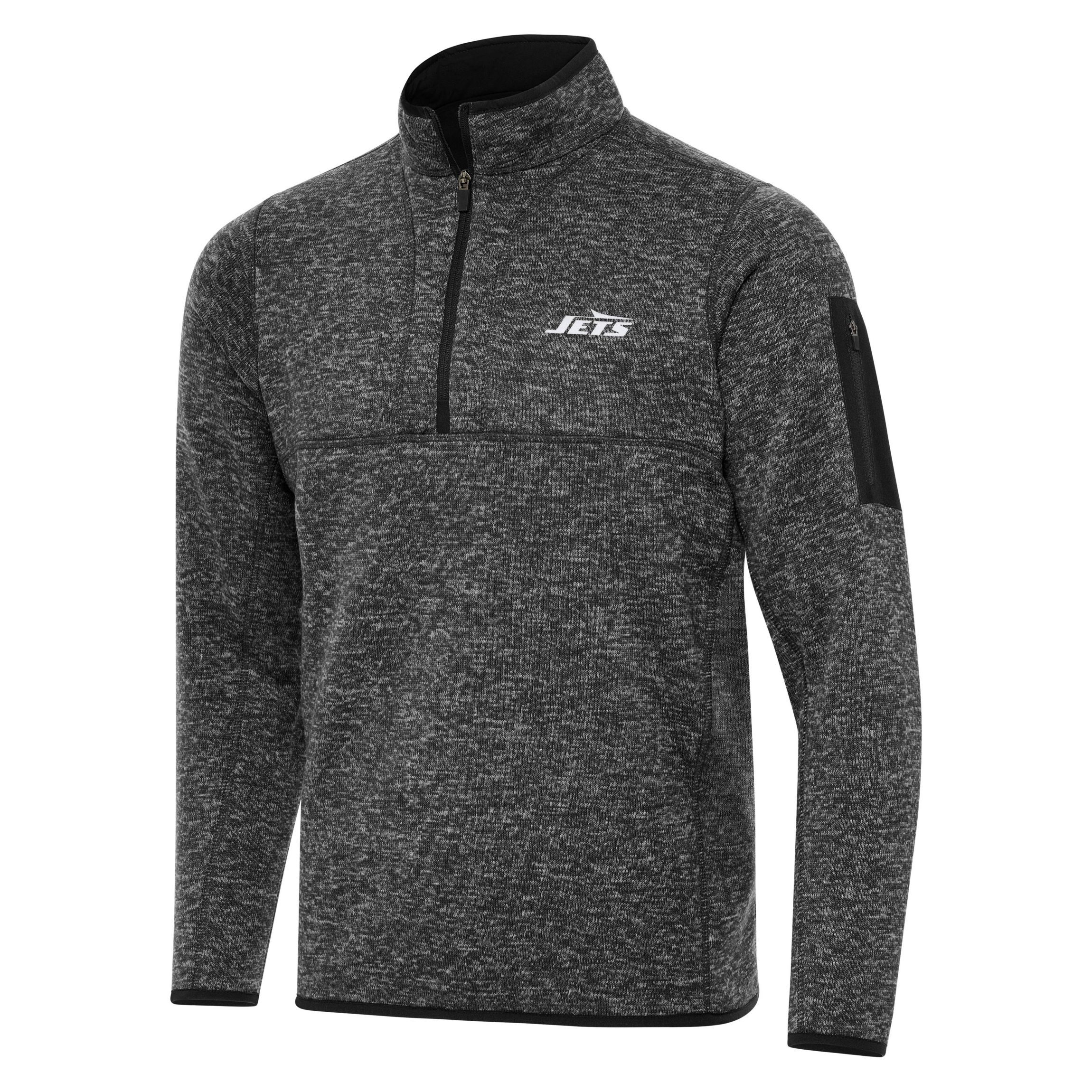 Antigua NFL New York Jets Mens Fortune 1/4 Zip Pullover
