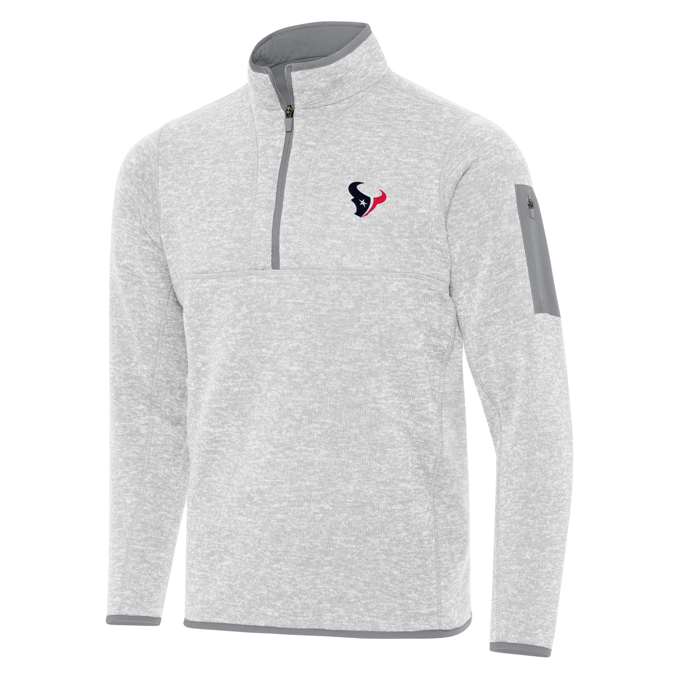 Antigua NFL Houston Texans Mens Fortune 1/4 Zip Pullover