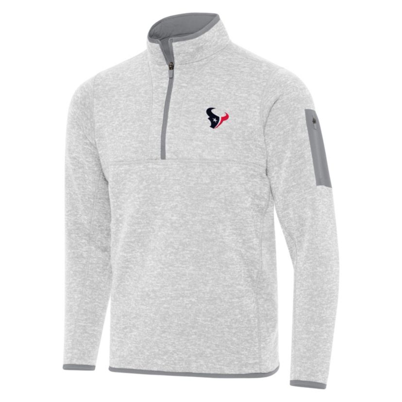 Antigua NFL Houston Texans Mens Fortune 1/4 Zip Pullover