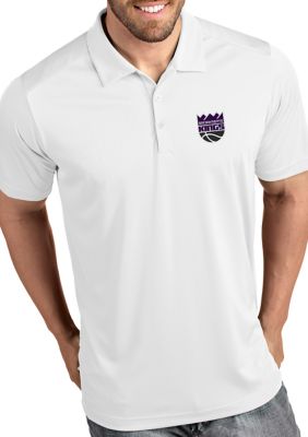 Antigua Nba Sacramento Kings Men's Tribute Polo Shirt, White, X-Large -  0193373388049