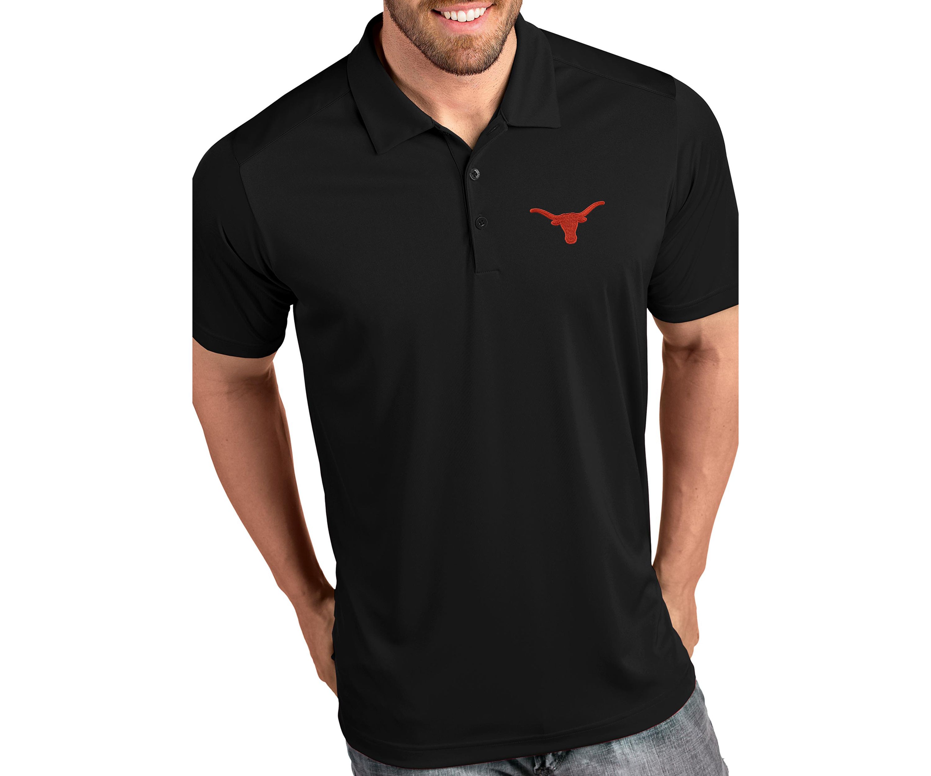 NCAA Texas Longhorns Desert Dry Tribute Polo