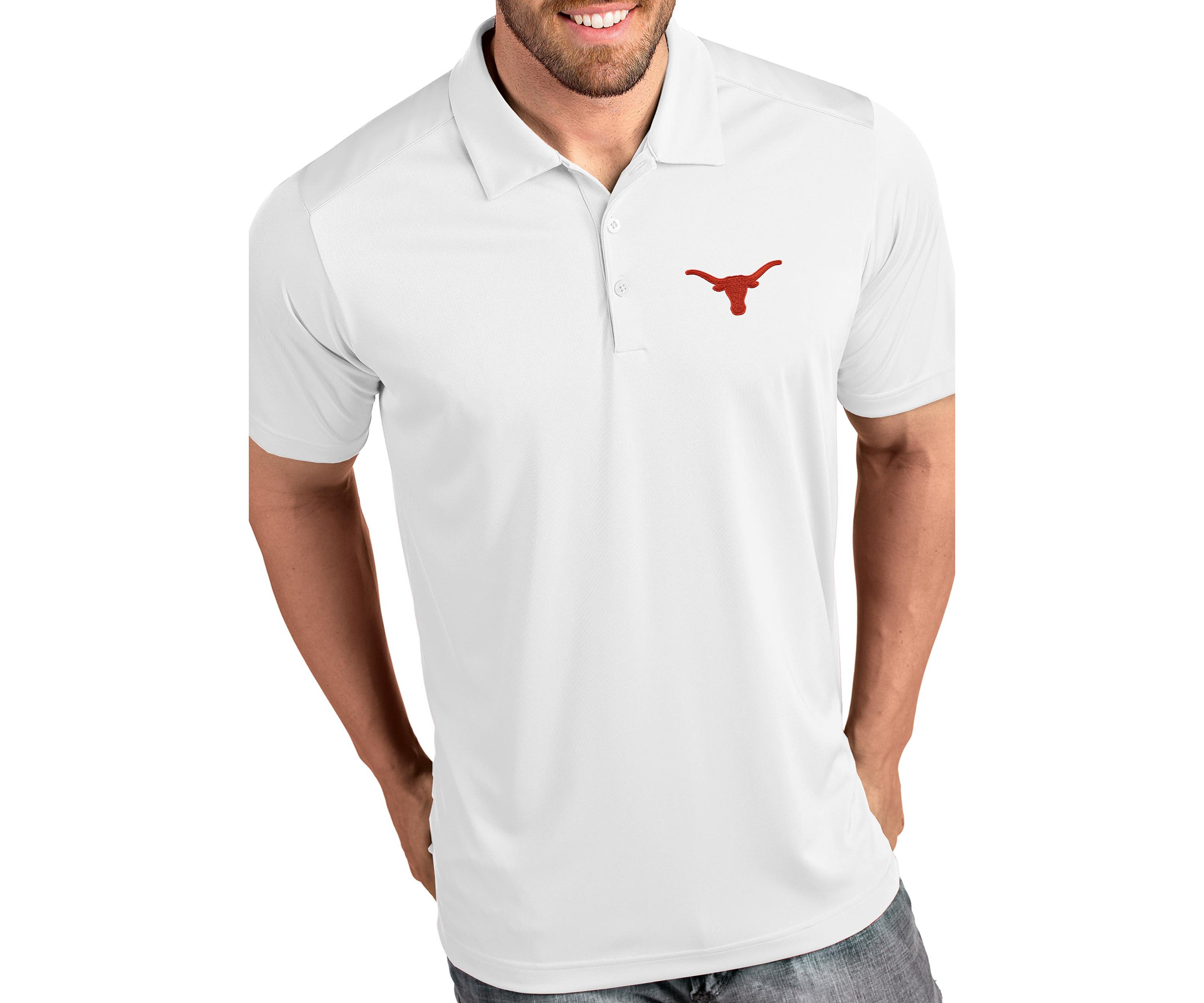 NCAA Texas Longhorns Desert Dry Tribute Polo