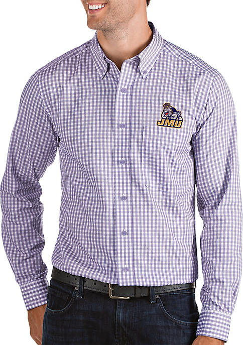 James Madison Dukes Structured Woven Button Down Shirt