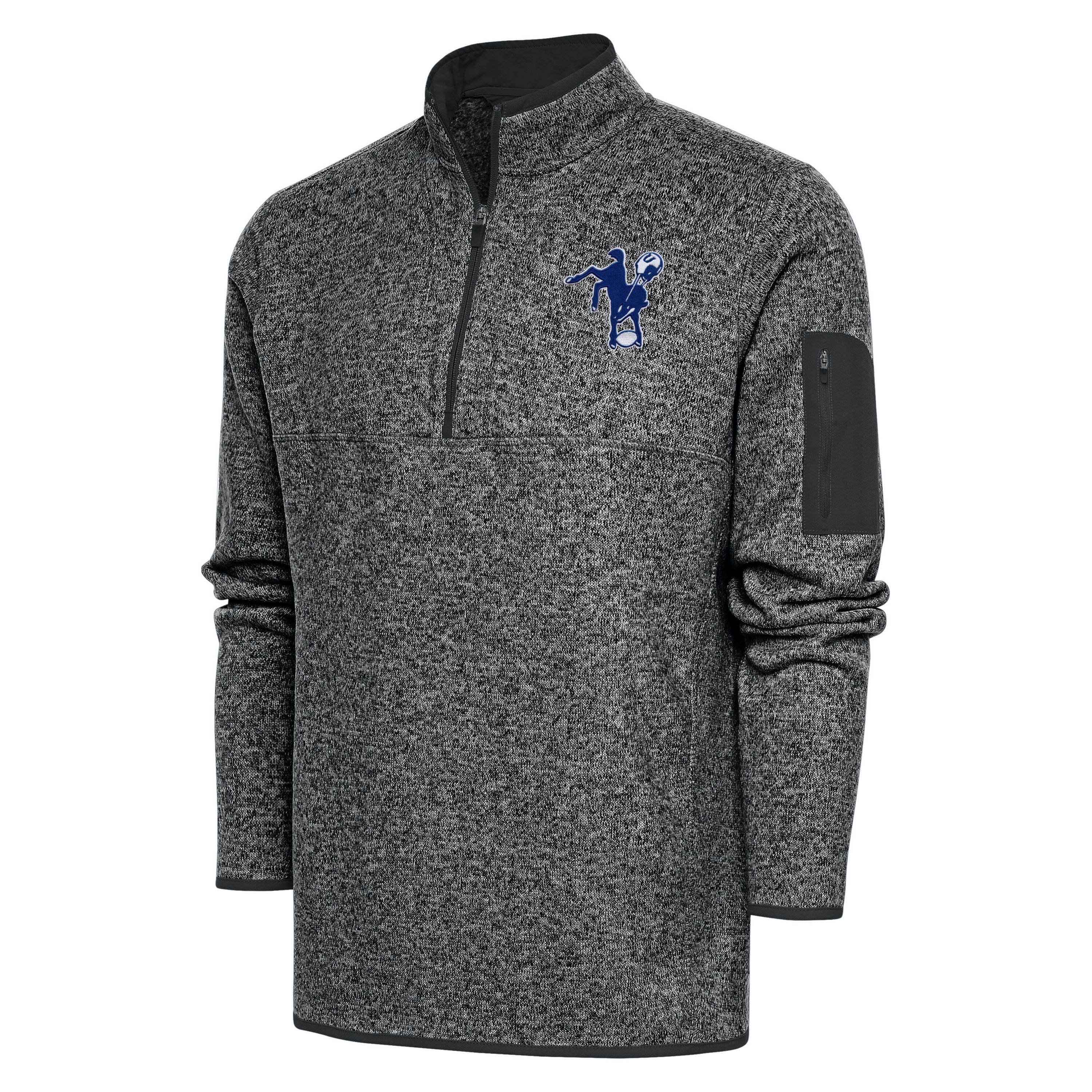 NFL Indianapolis Colts Mens Fortune 1/4 Zip Pullover Tall