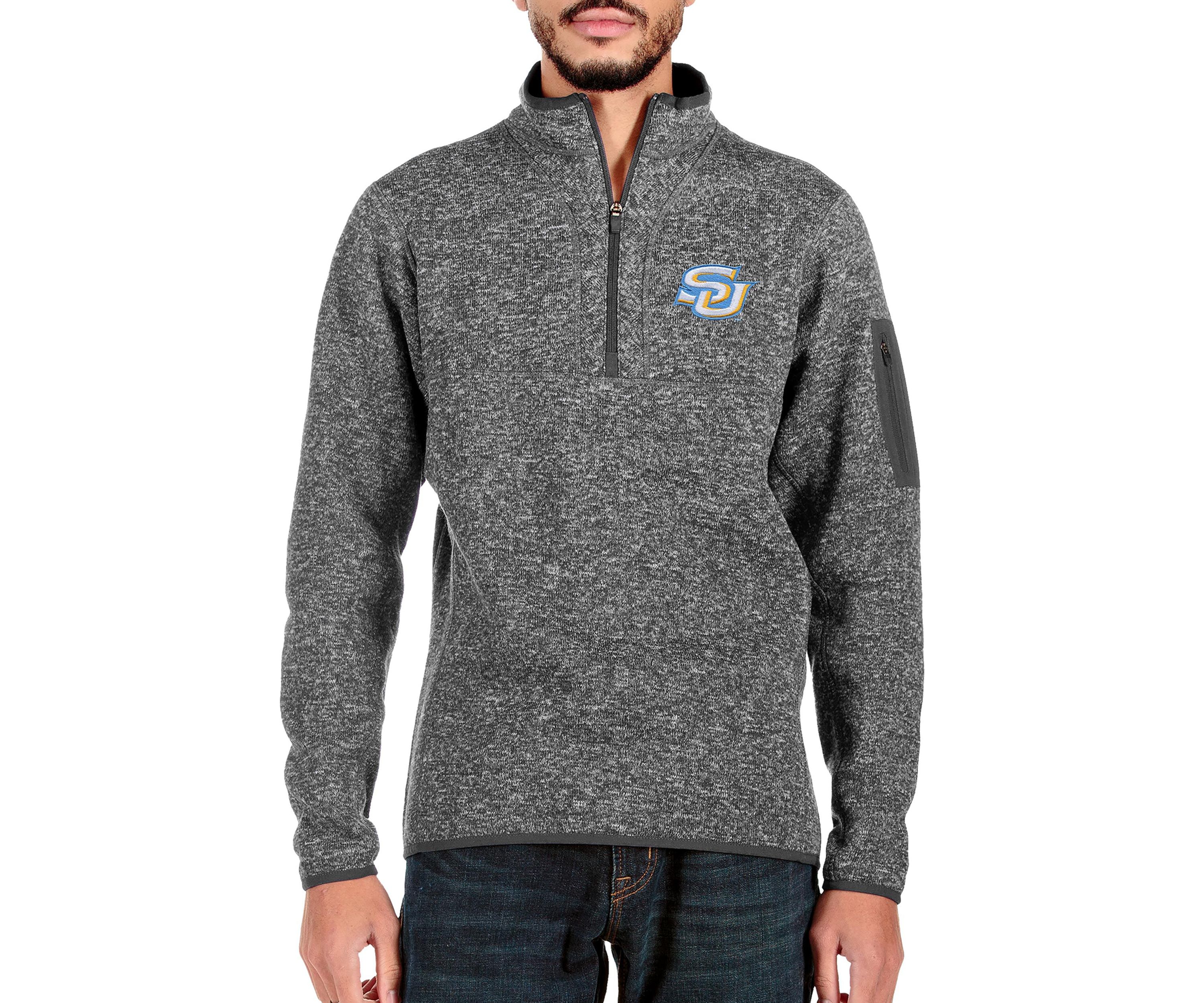 NCAA Southern University Jaguars Big & Tall Fortune Quarter-Zip Pullover Jacket
