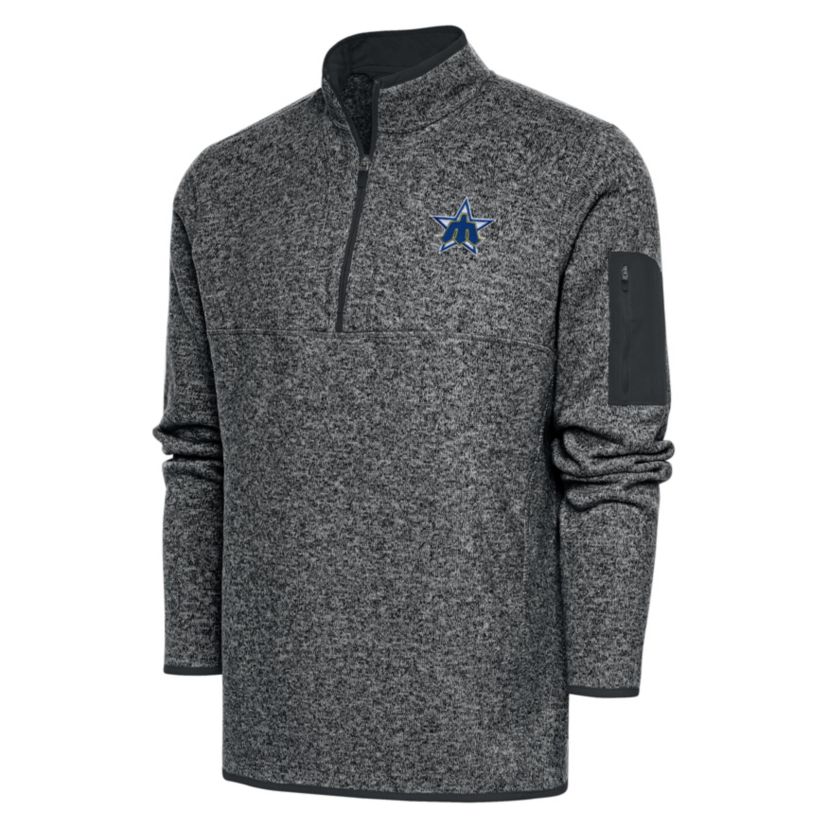 MLB Seattle Mariners Mens Fortune 1/4 Zip Pullover Tall