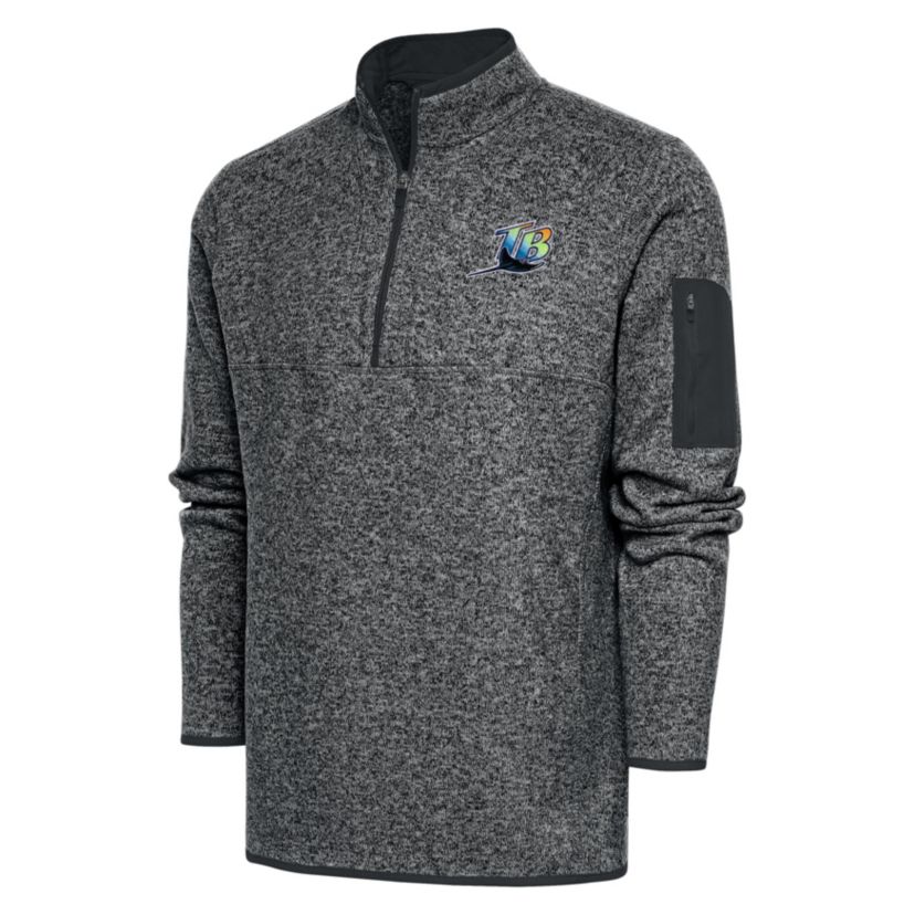 MLB Tampa Bay Rays Mens Fortune 1/4 Zip Pullover Tall