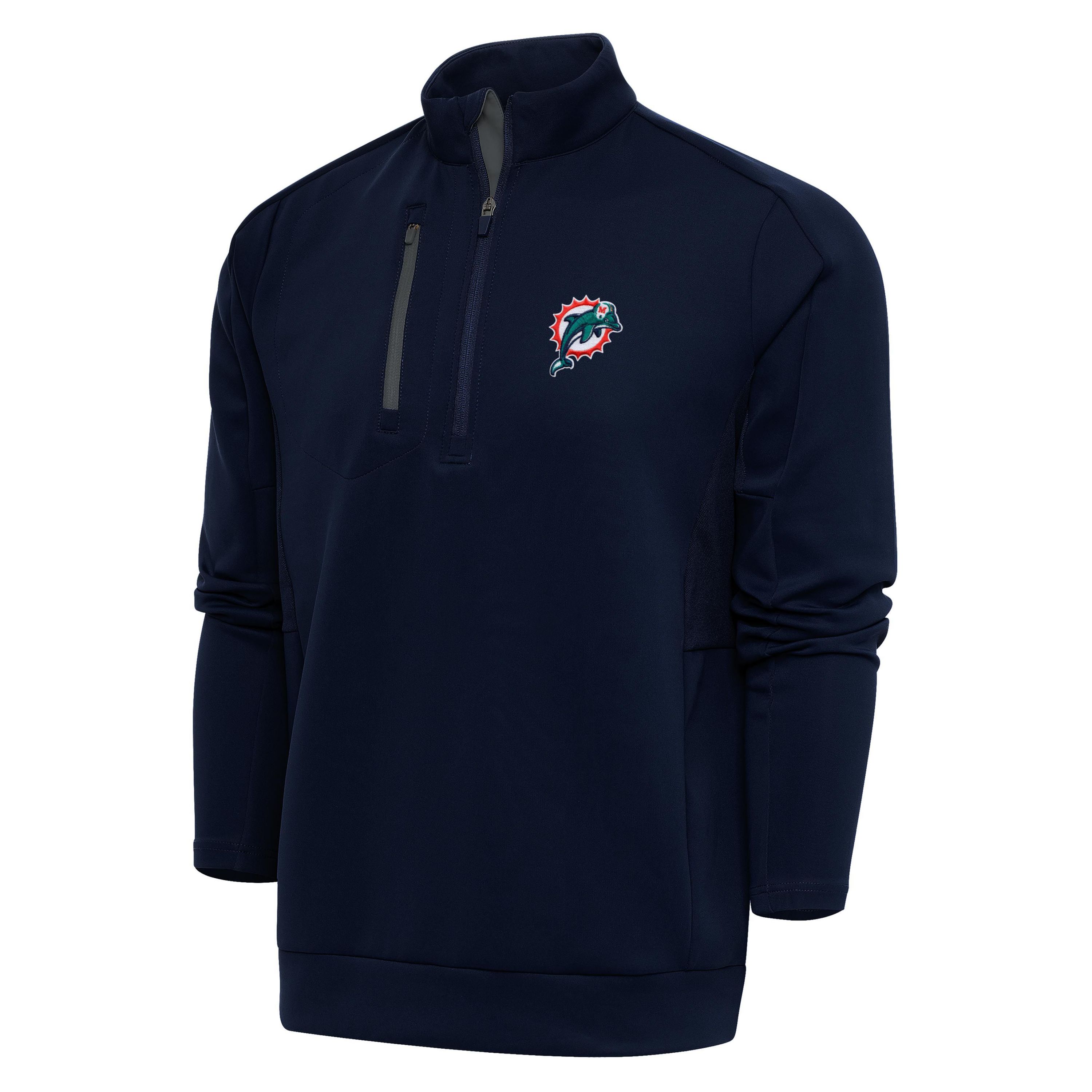 NFL Miami Dolphins Mens Generation 1/4 Zip Pullover