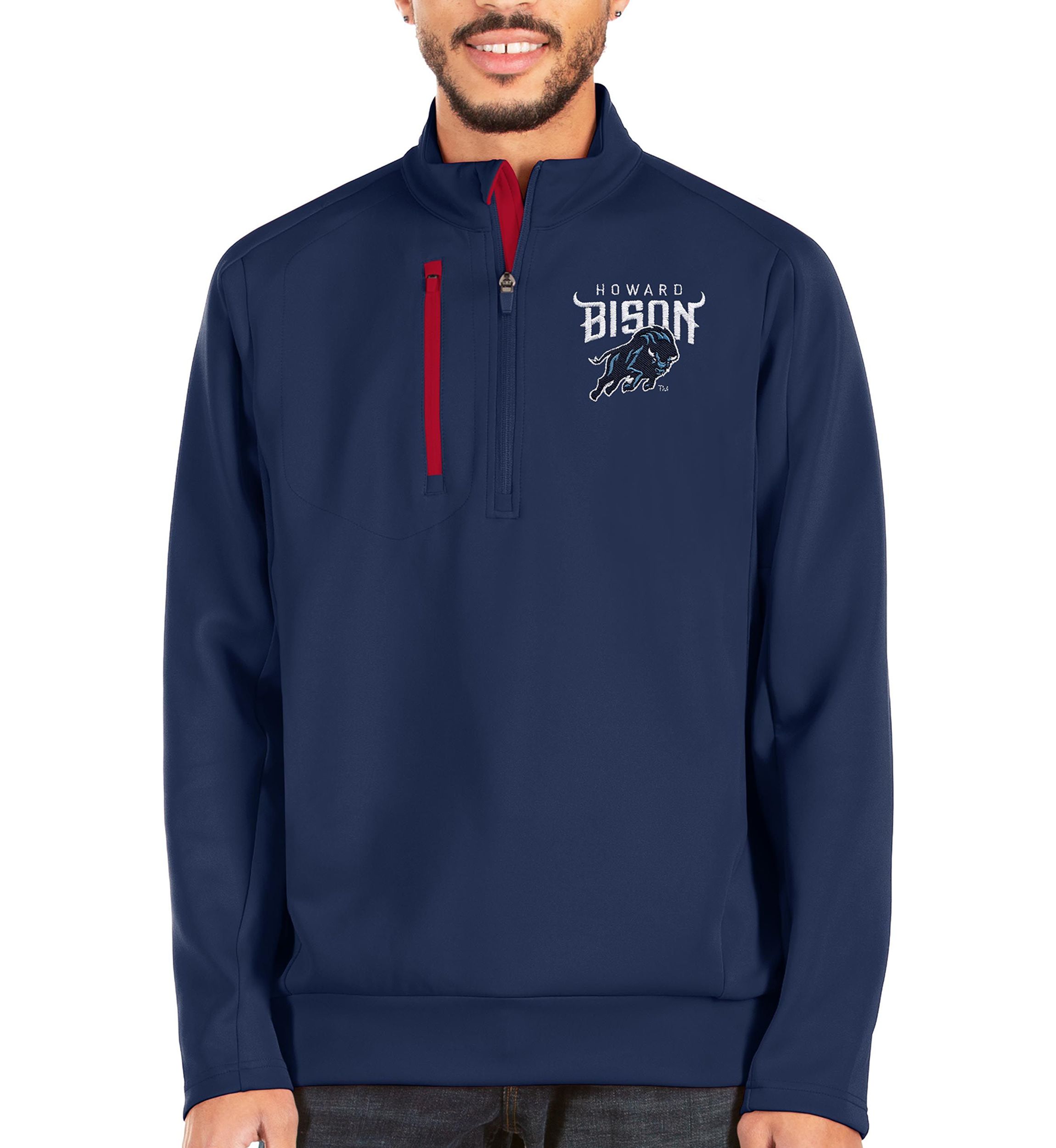 NCAA Howard Bison Generation Quarter-Zip Pullover Jacket