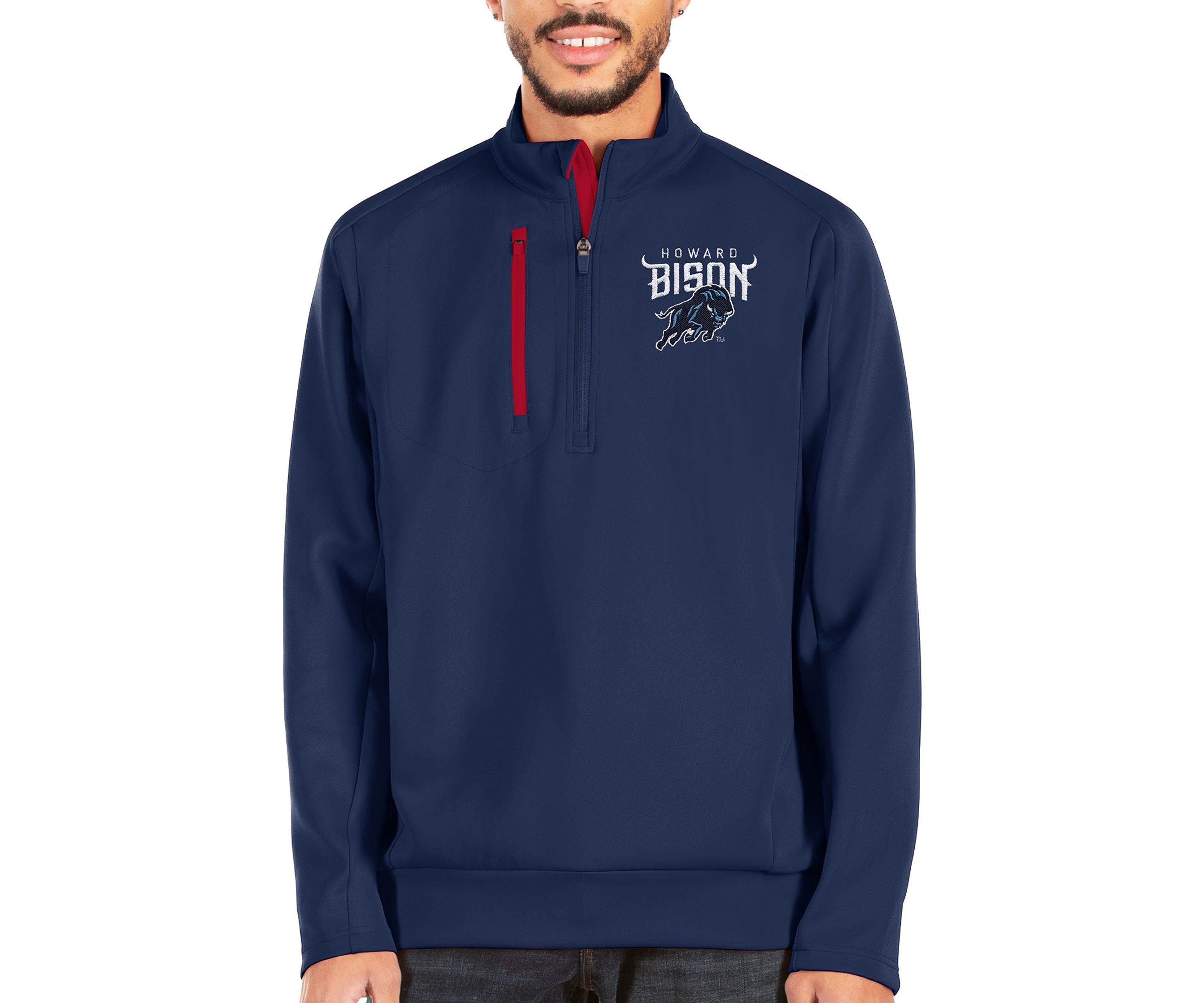 NCAA Howard Bison Generation Quarter-Zip Pullover Jacket